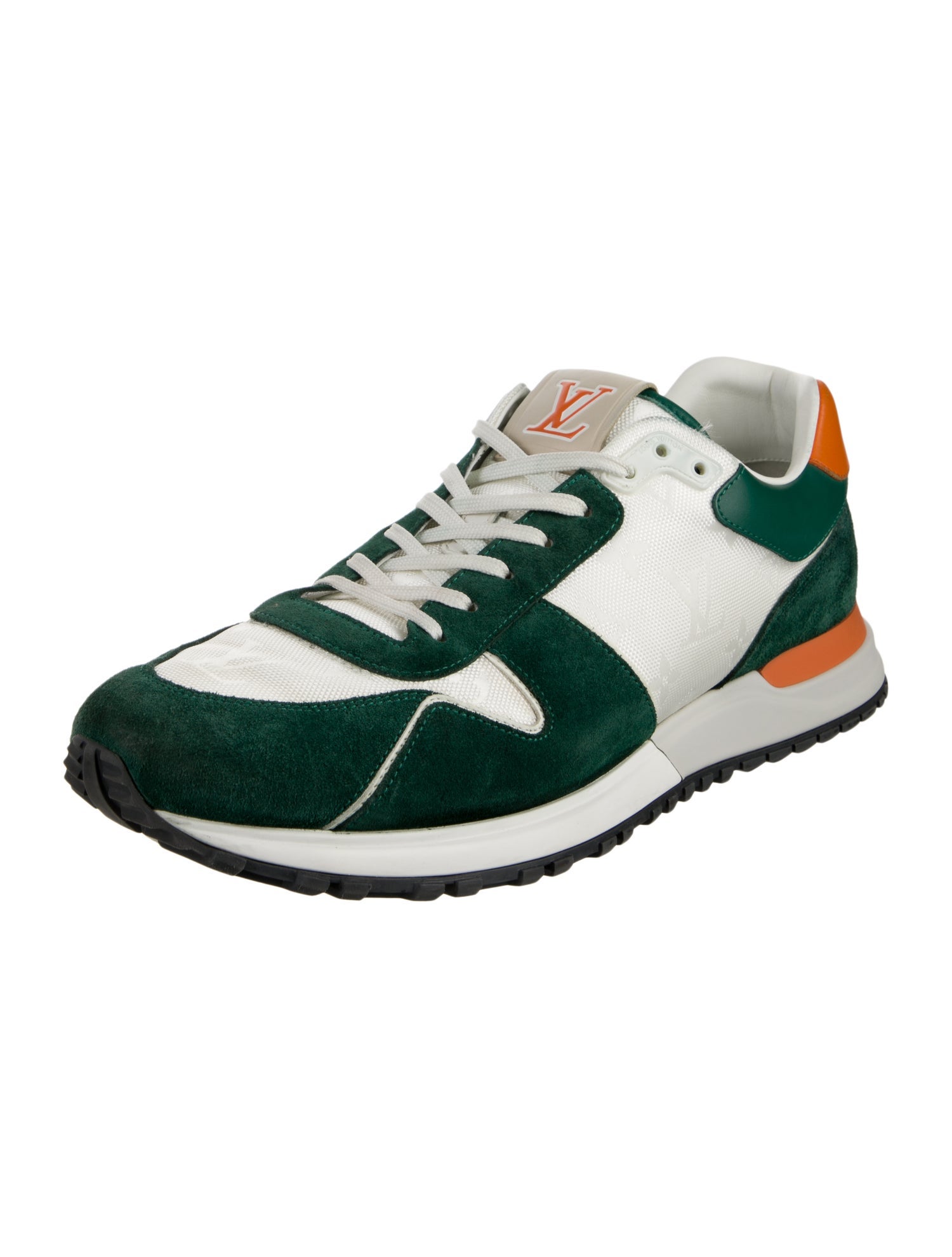 Louis Vuitton Mesh Colorblock Pattern Athletic Sneakers