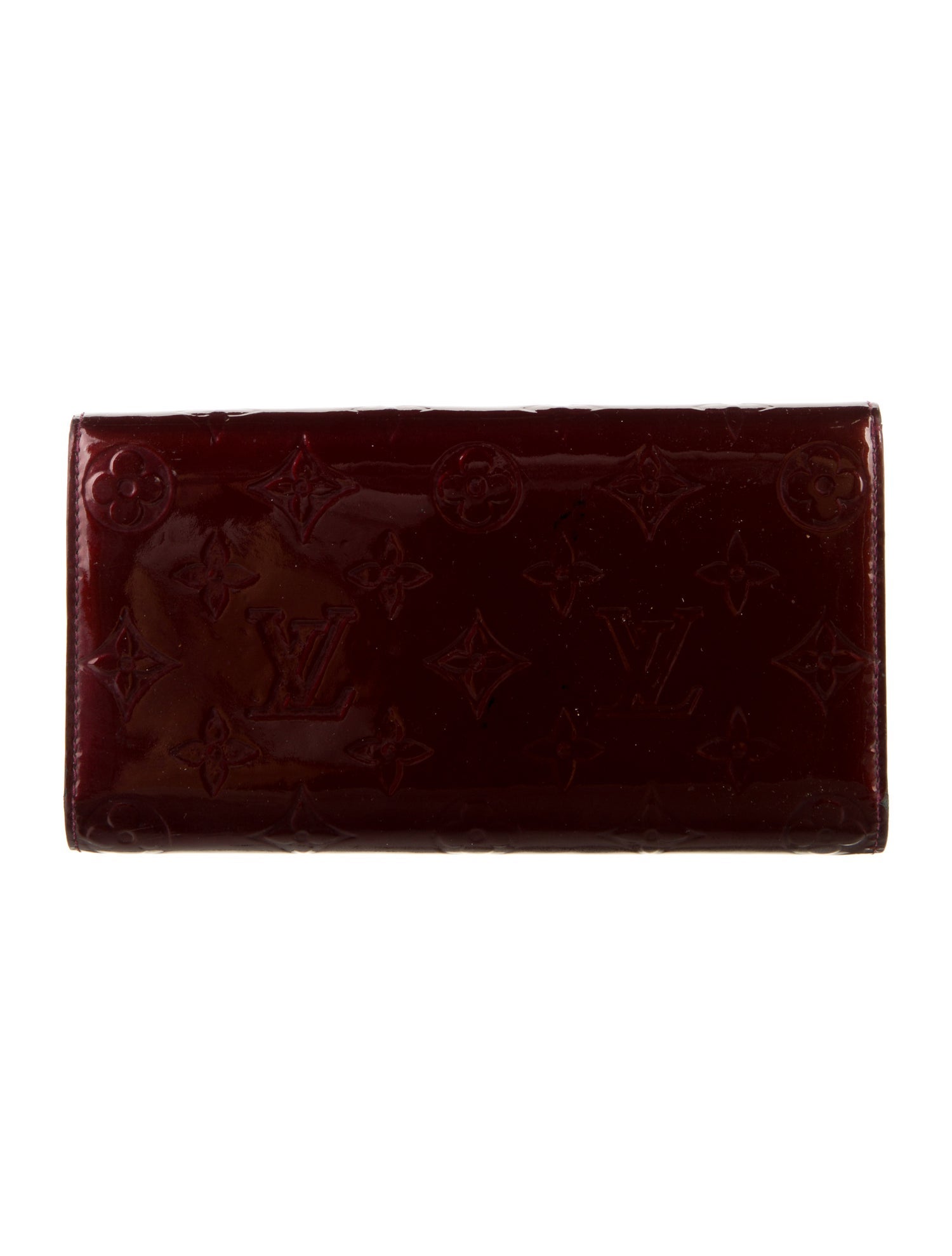 Louis Vuitton Monogram Vernis Vernis Patent Leather Sarah Wallet
