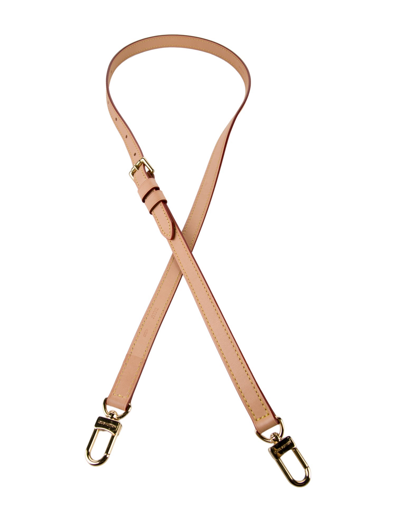 Louis Vuitton Vachetta Leather Adjustable Shoulder Strap 16MM