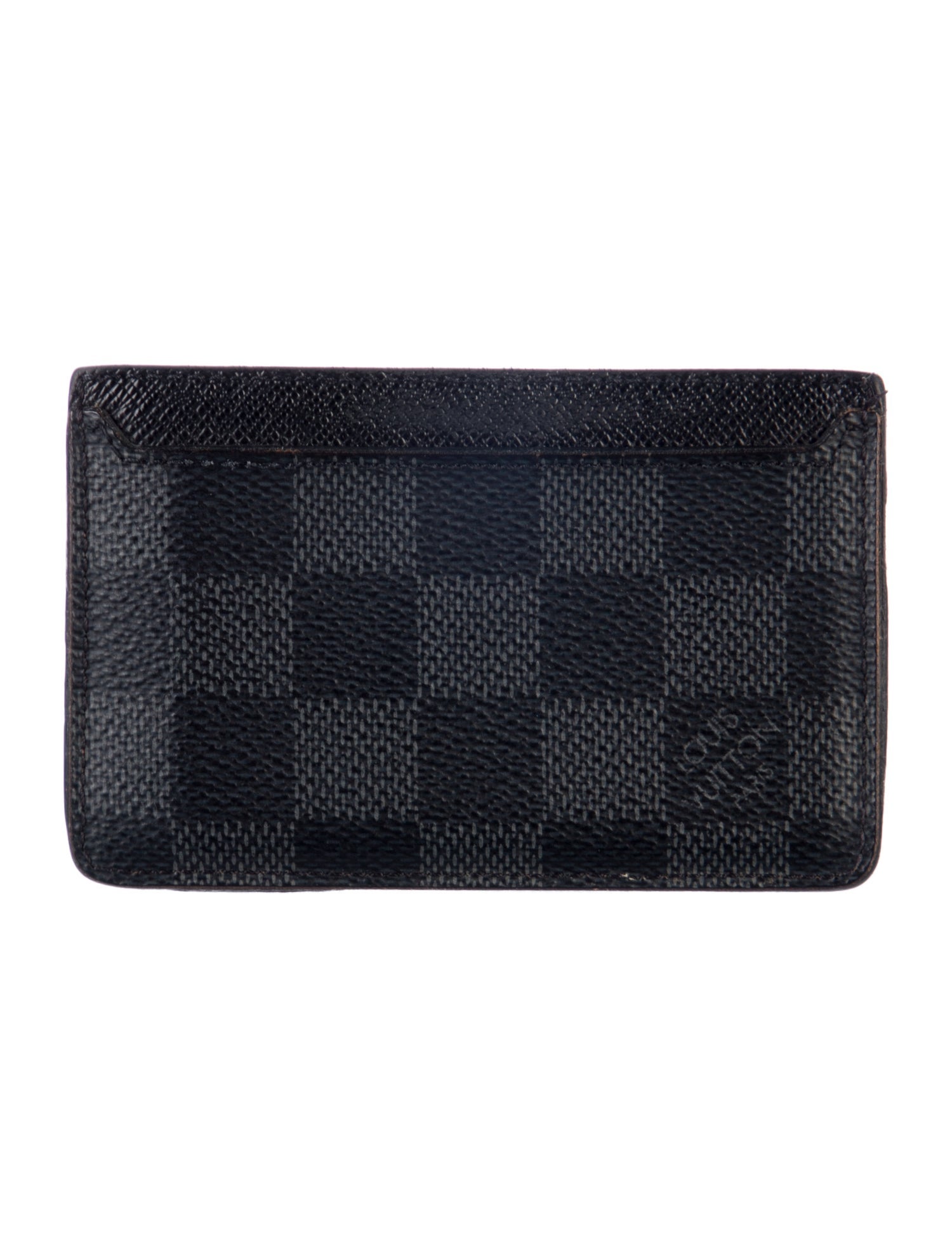 Louis Vuitton 2017 Damier Graphite Pattern Card Case