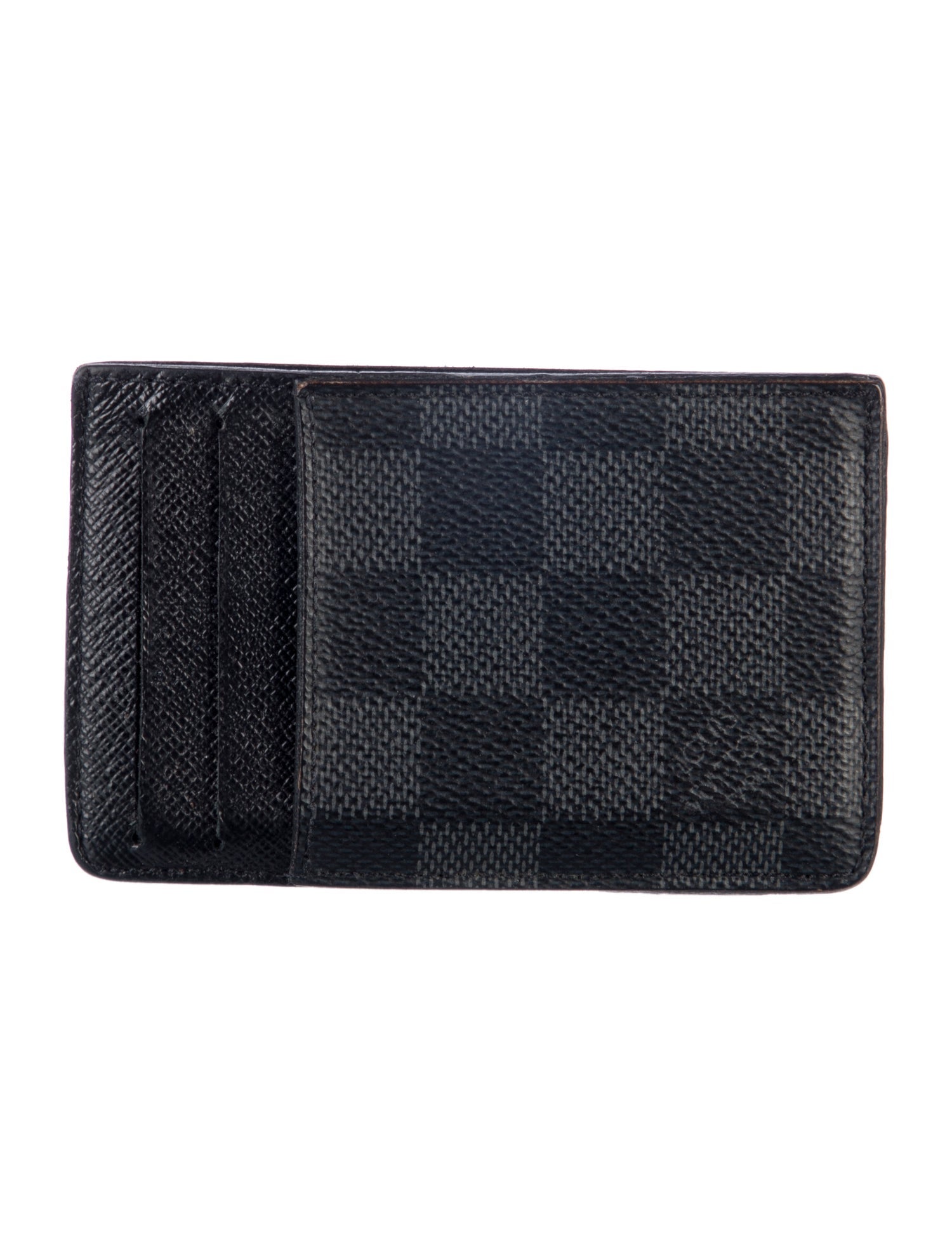 Louis Vuitton 2017 Damier Graphite Pattern Card Case