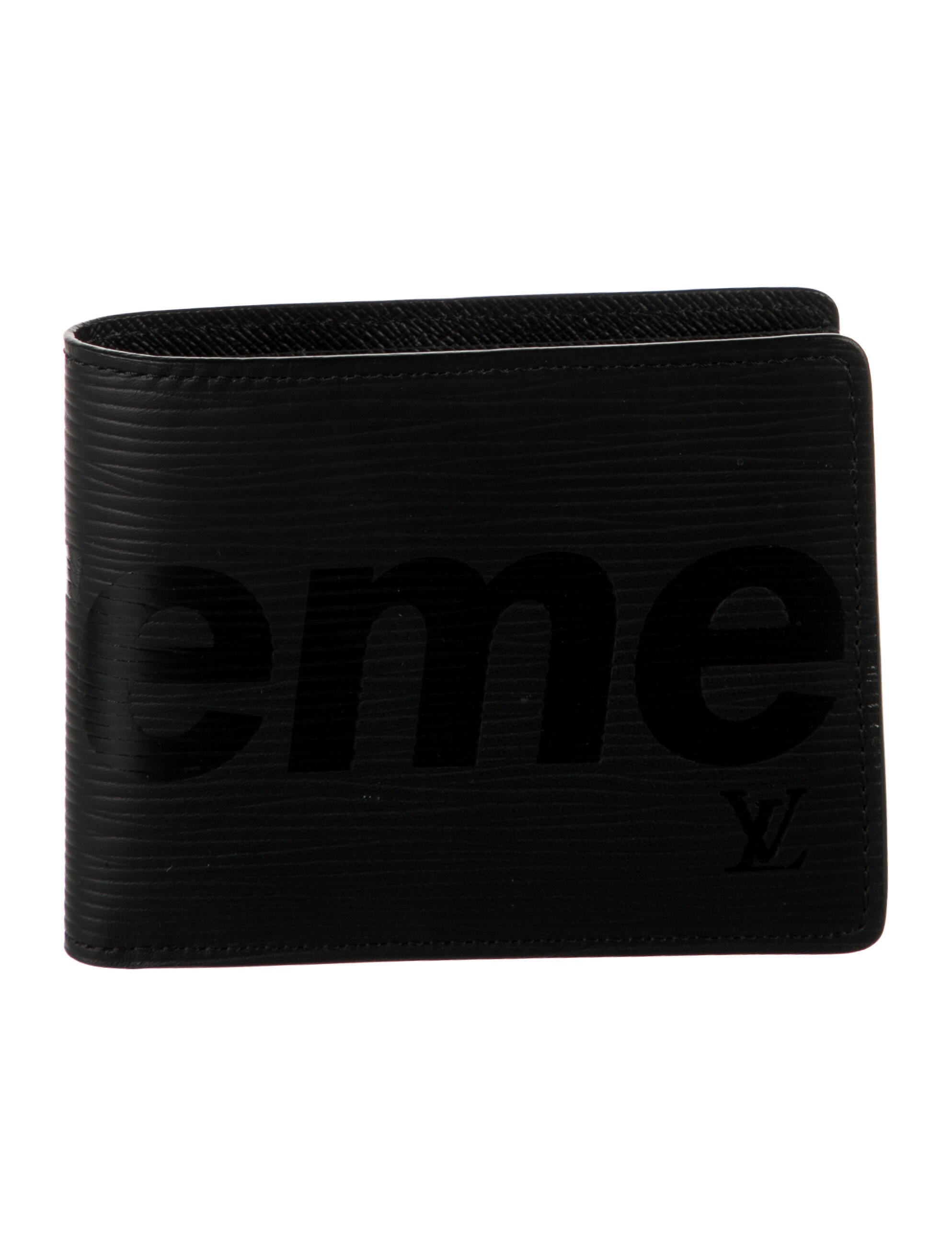 Louis Vuitton x Supreme Leather Printed Wallet