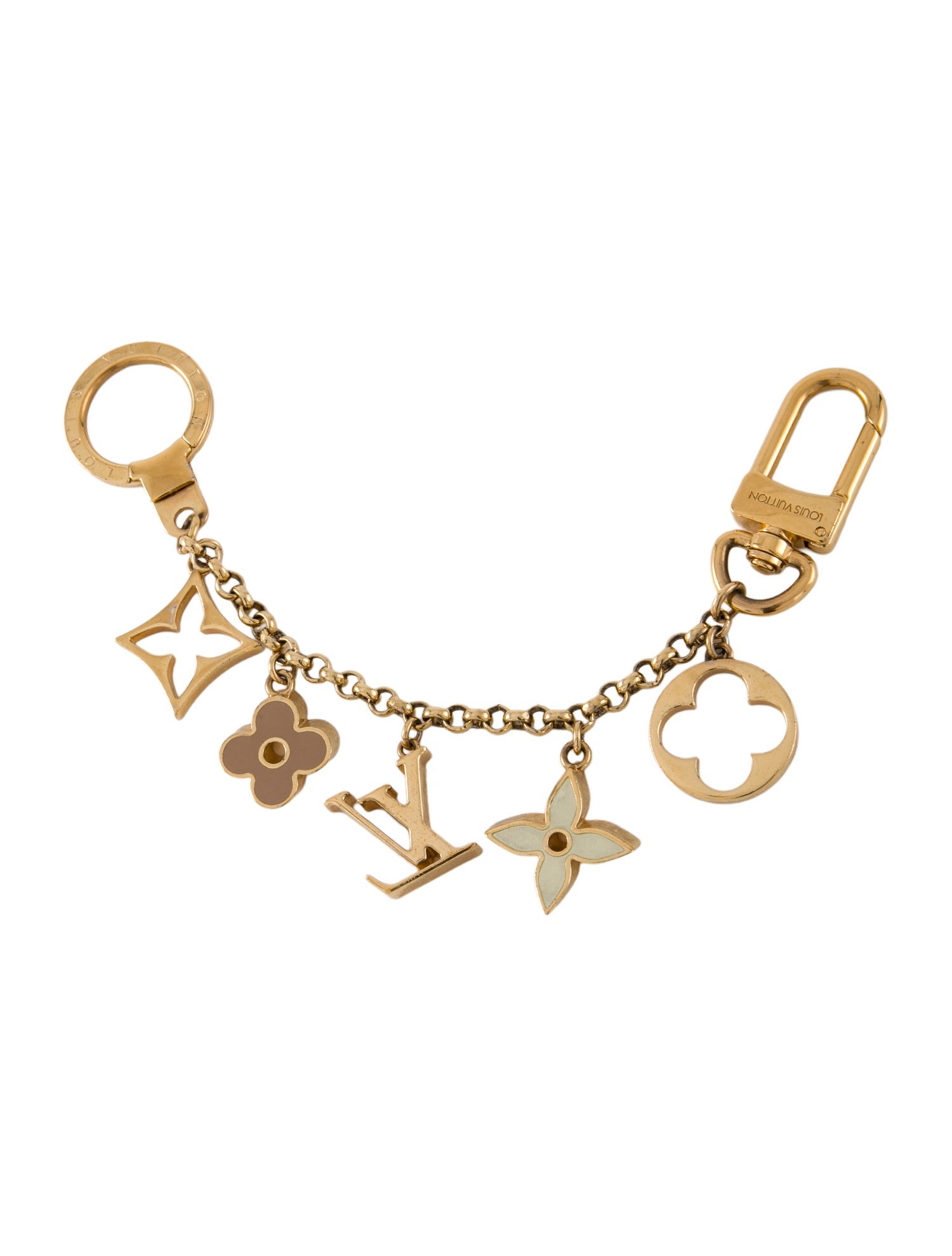 Louis Vuitton Fleur De Monogram Bag Charm Keyholder
