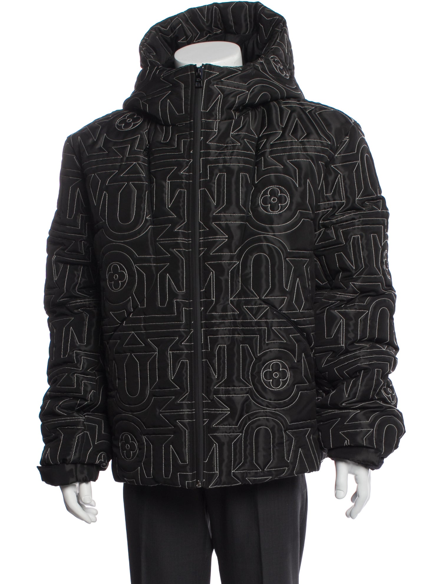 Louis Vuitton 2023 Printed Puffer Coat w/ Tags