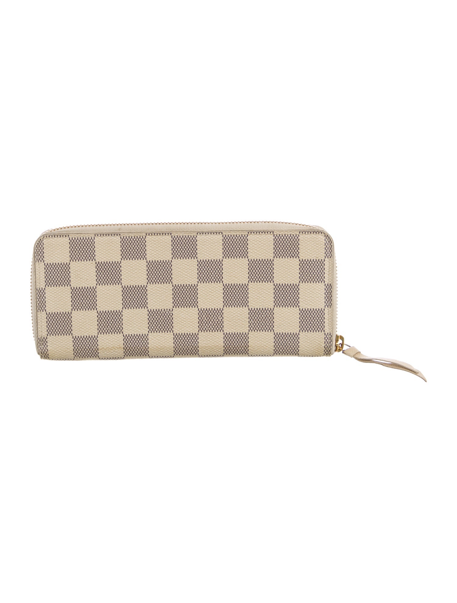 Louis Vuitton 2018 Damier Azur Pattern Clemence Wallet