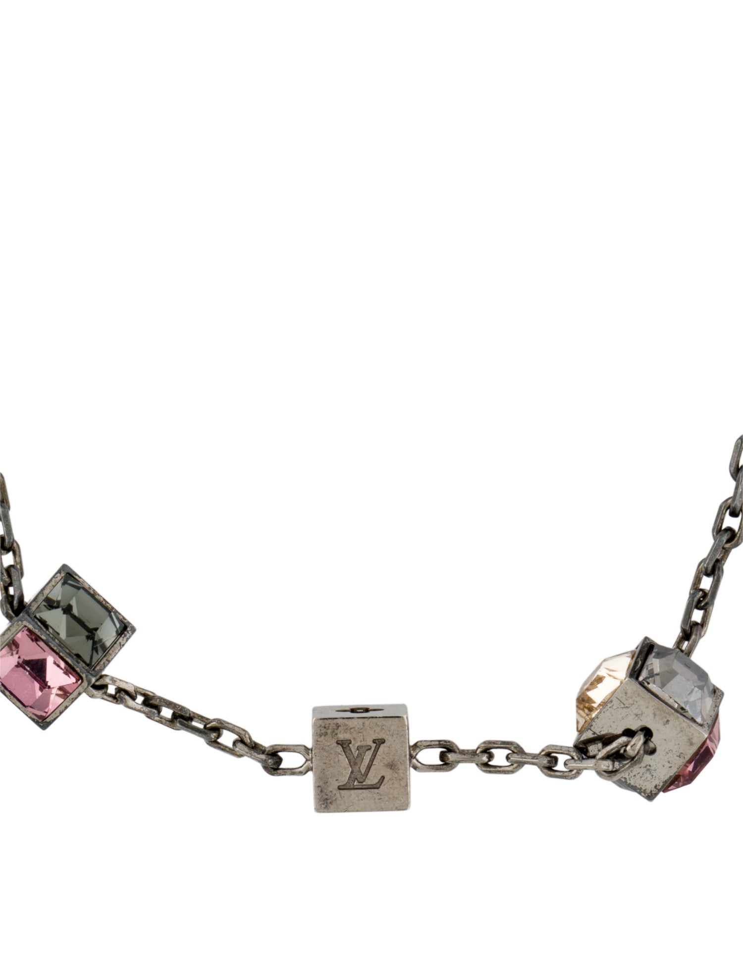 Louis Vuitton Crystal Gamble Station Bracelet
