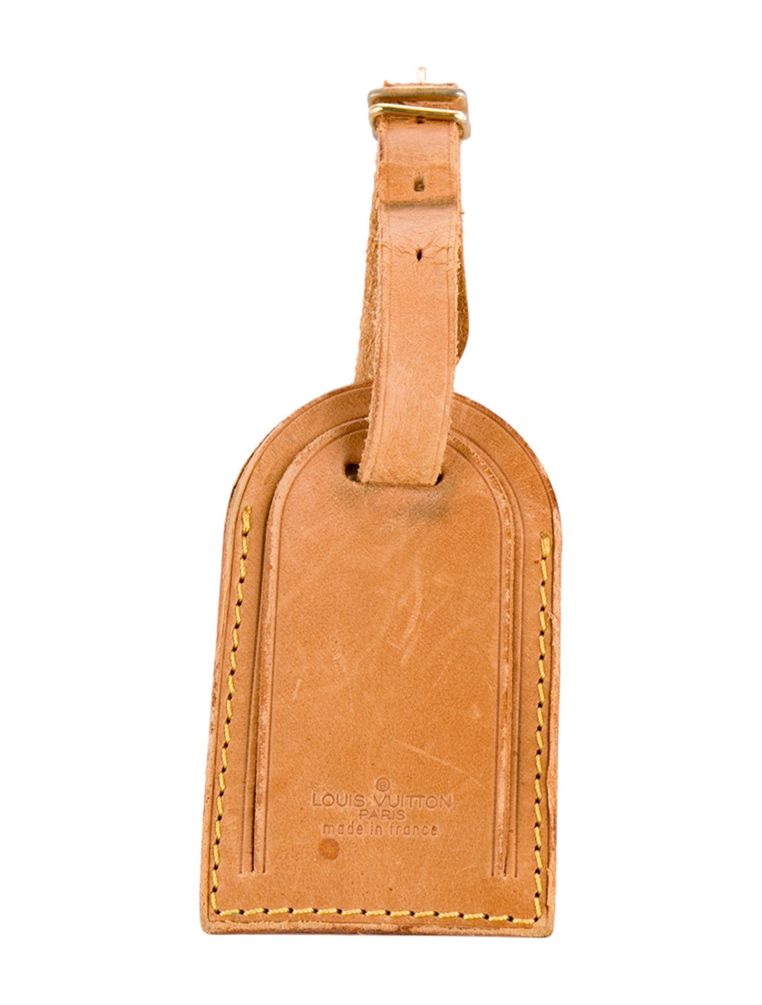 Louis Vuitton Vachetta Luggage Tag
