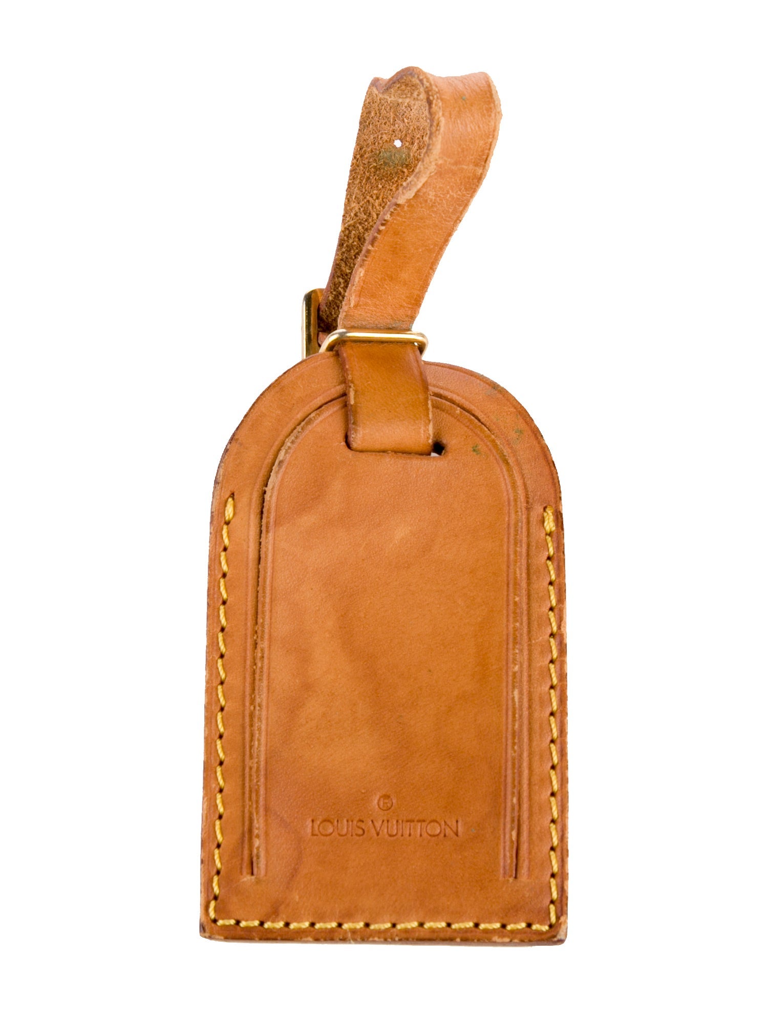 Louis Vuitton Vachetta Luggage Tag