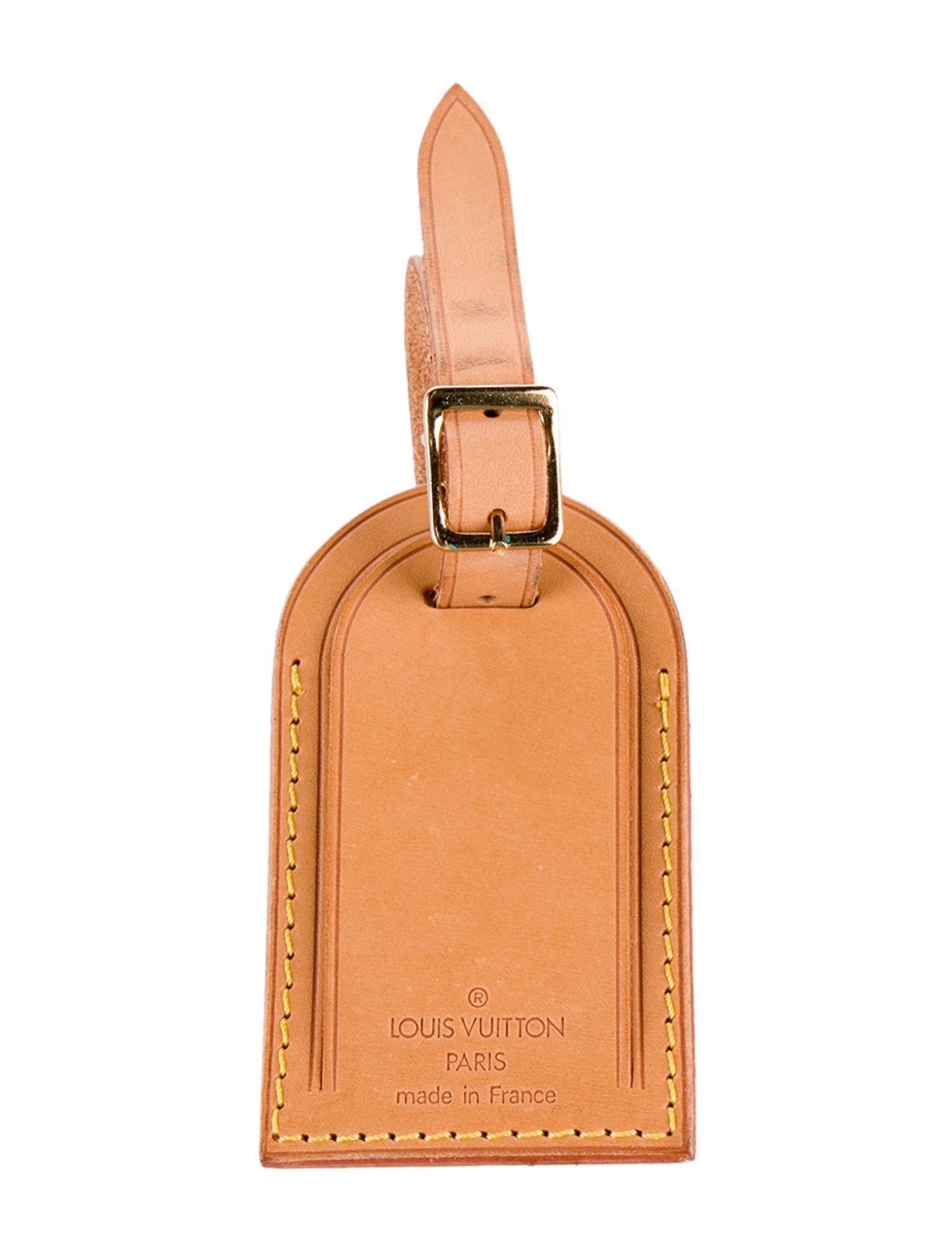 Louis Vuitton Vachetta Luggage Tag
