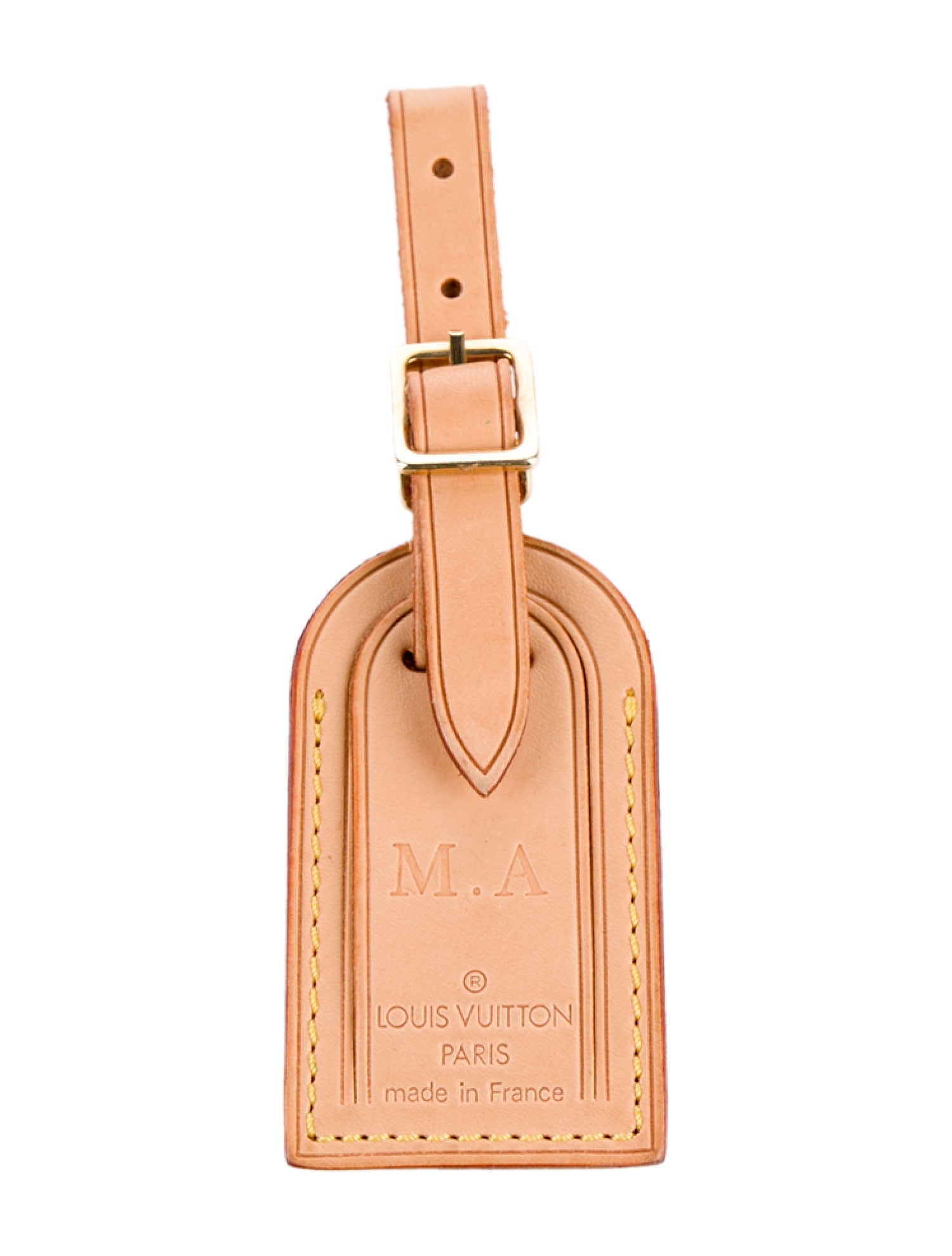 Louis Vuitton Mini Vachetta Luggage Tag