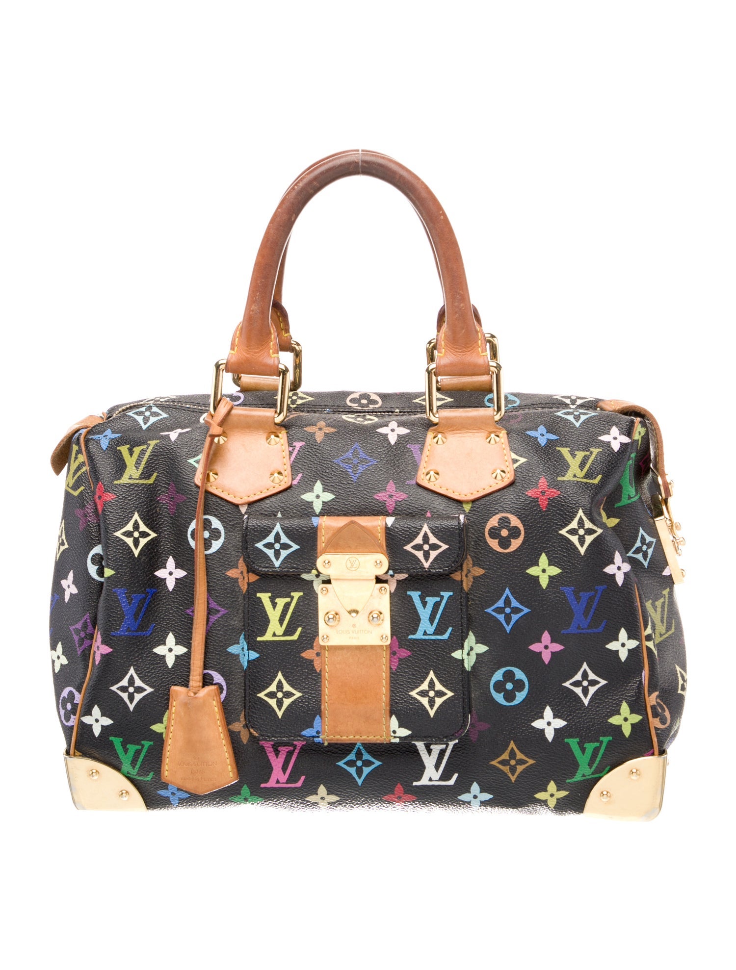 Louis Vuitton Multicolore Monogram Speedy 30 Vintage