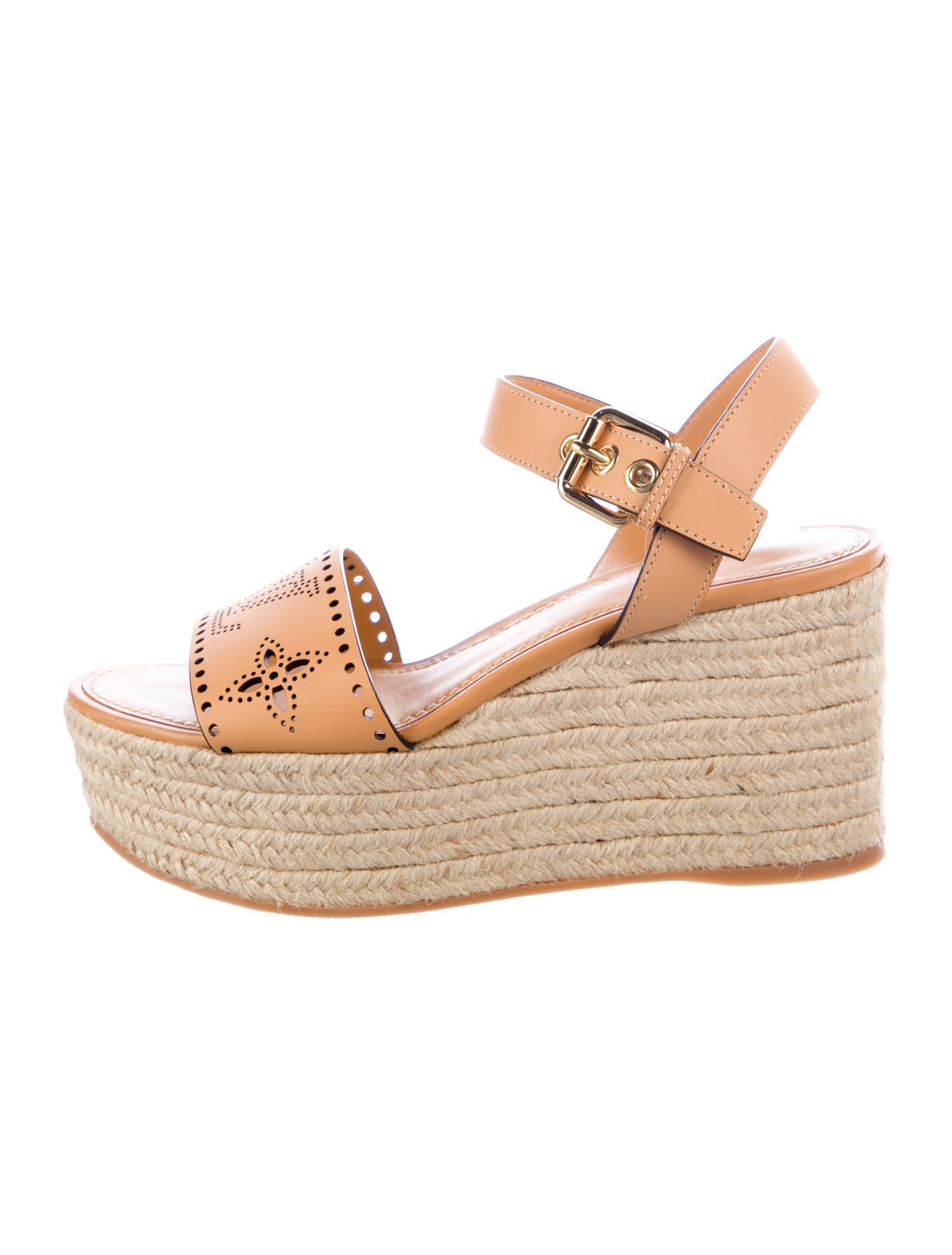 Louis Vuitton LV Monogram Leather Espadrilles