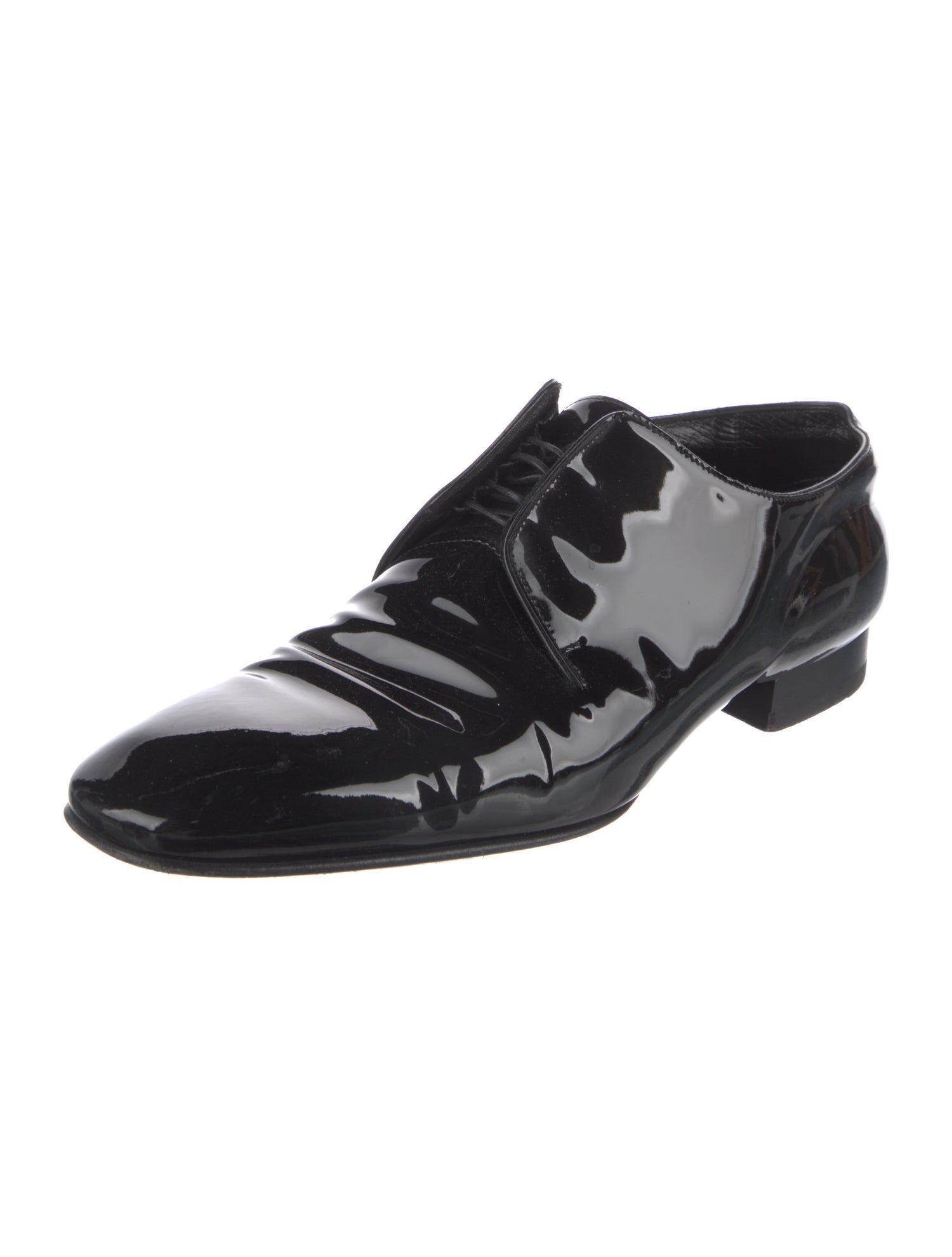 Louis Vuitton LV Monogram Patent Leather Derby Shoes