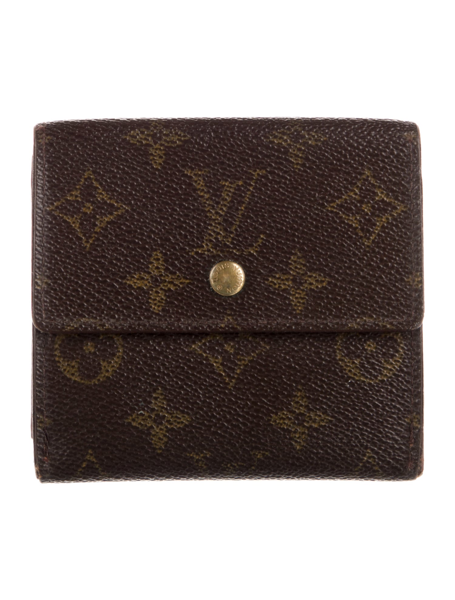 Louis Vuitton LV Monogram Coated Canvas Compact Wallet