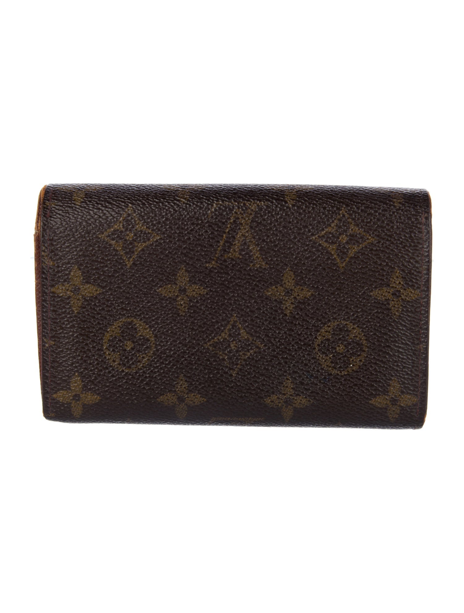 Louis Vuitton LV Monogram Coated Canvas Porte-Monnaie Tresor Wallet