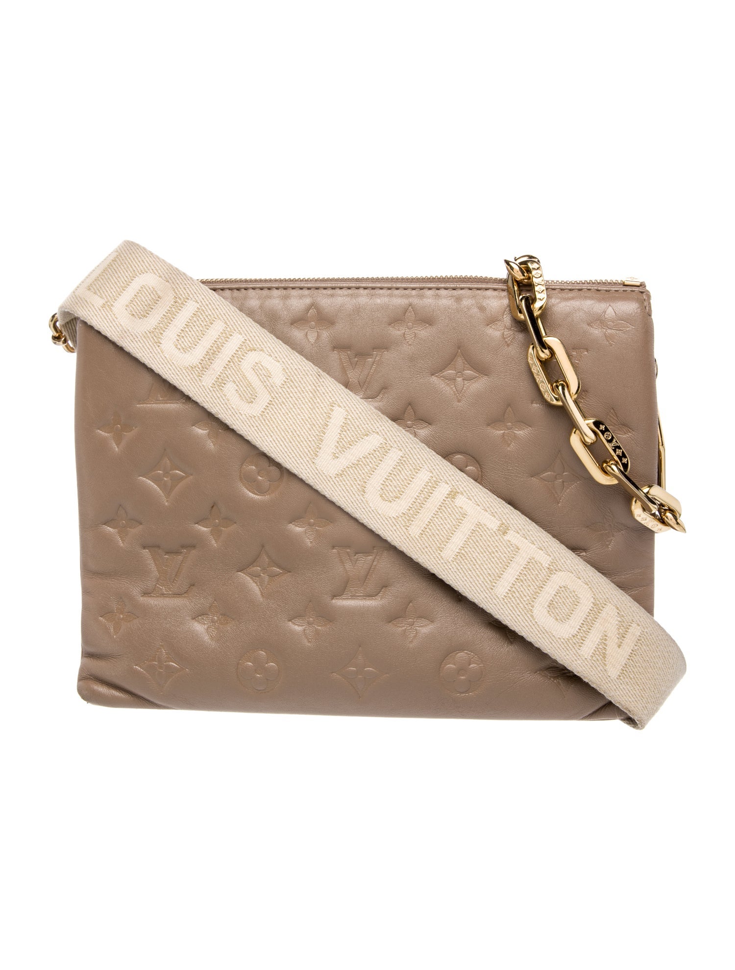 Louis Vuitton Embossed Leather Coussin PM