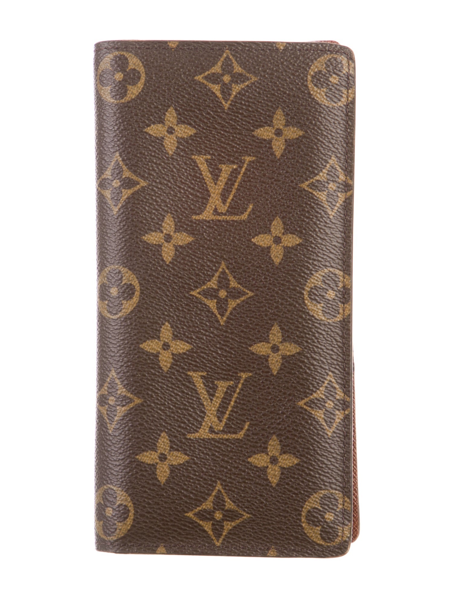 Louis Vuitton LV Monogram Coated Canvas Brazza Wallet
