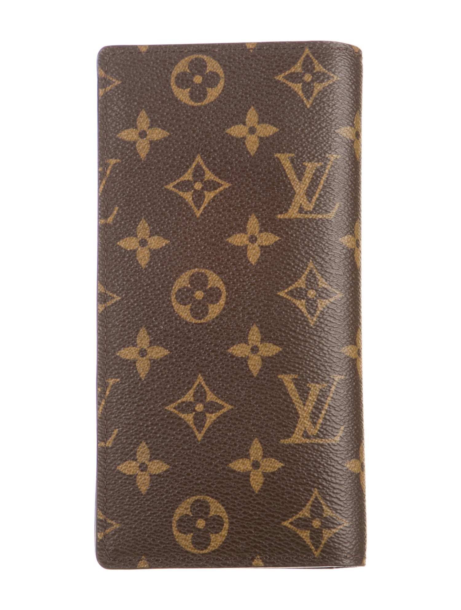 Louis Vuitton LV Monogram Coated Canvas Brazza Wallet