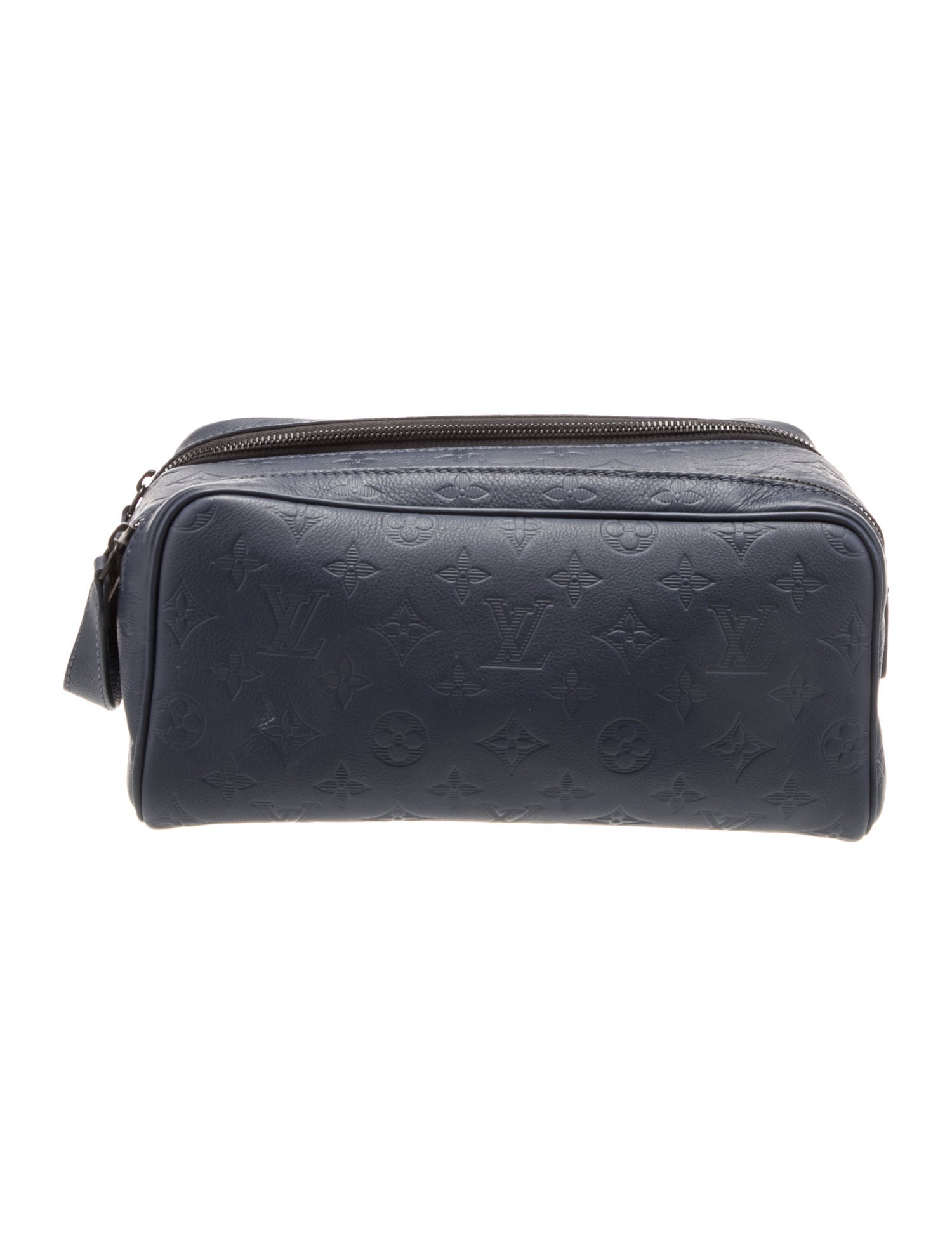 Louis Vuitton Leather Monogram Shadow Dopp Kit