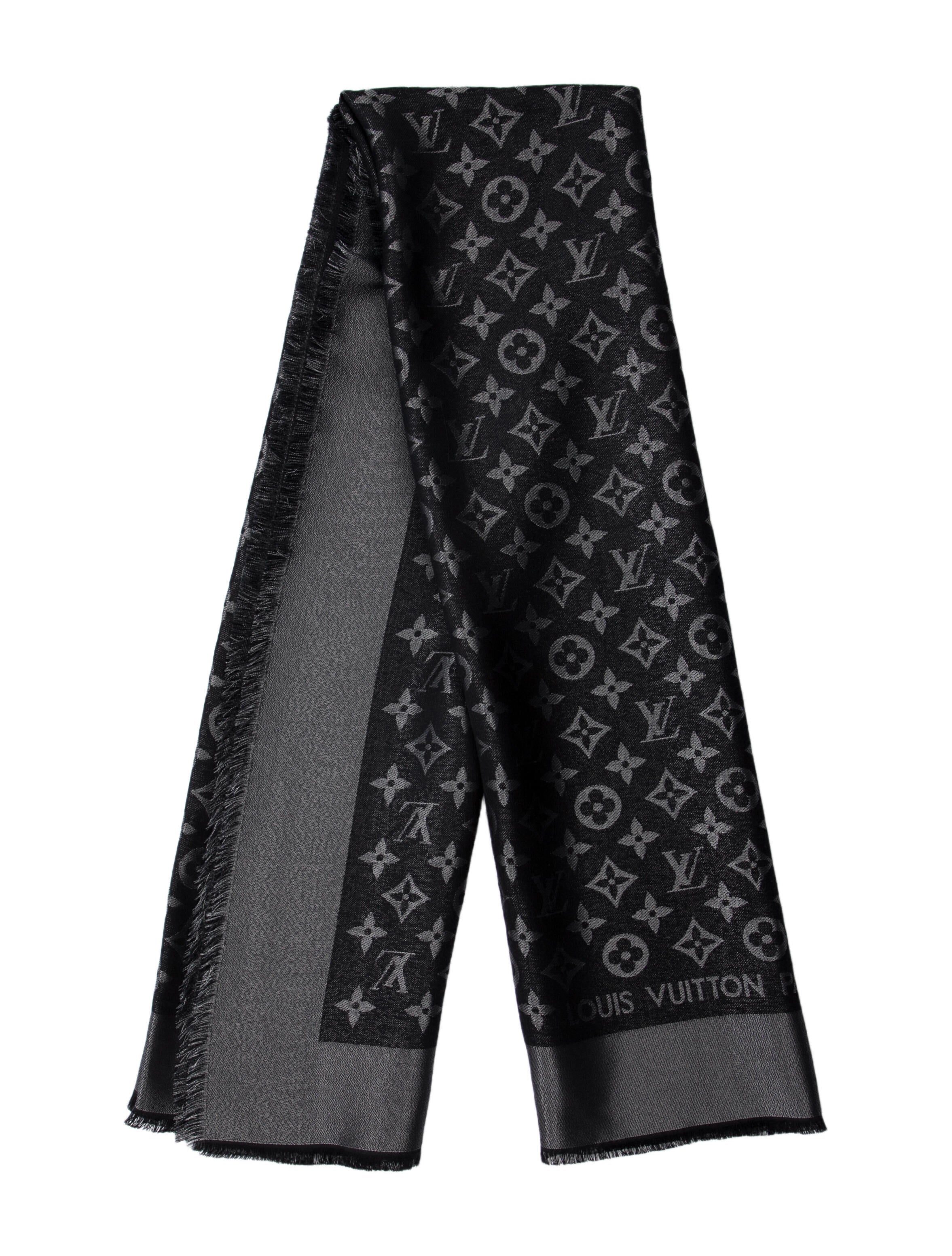 Louis Vuitton Monogram Shine Silk Shawl