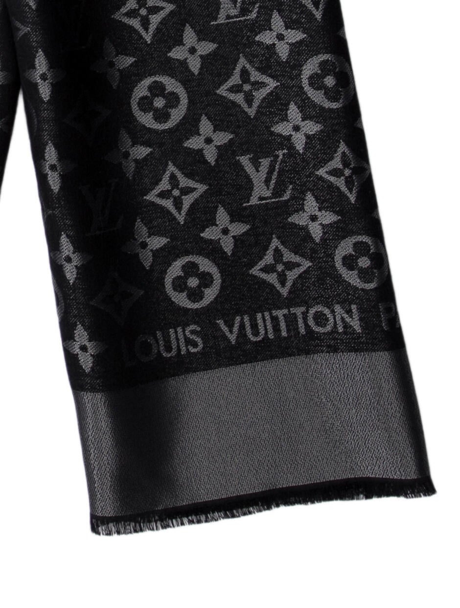 Louis Vuitton Monogram Shine Silk Shawl
