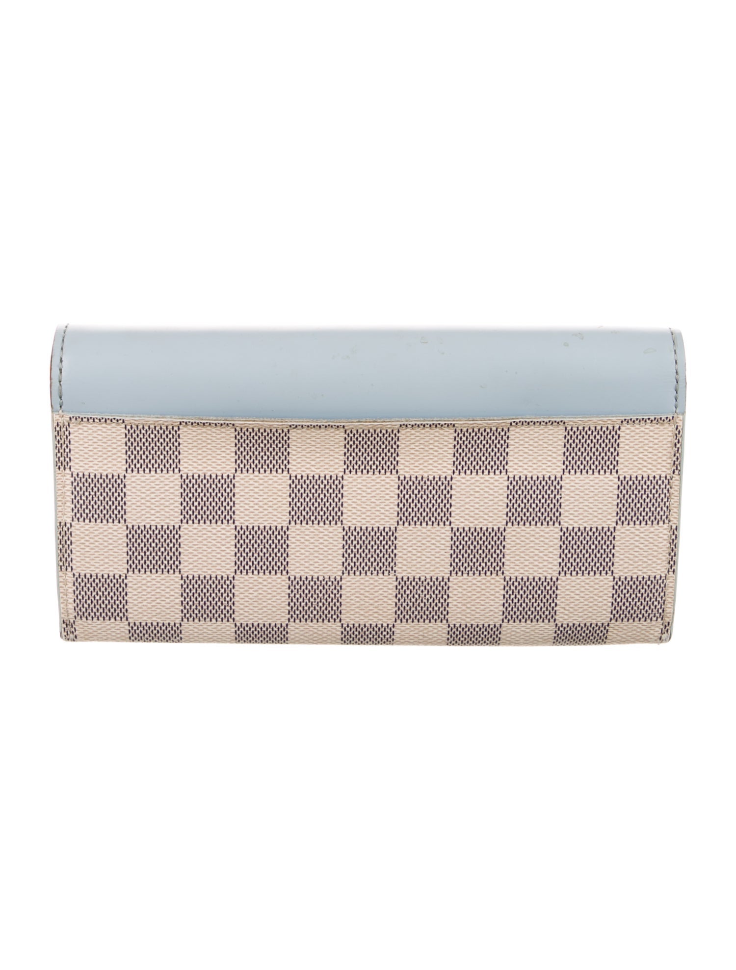 Louis Vuitton Damier Azur Pattern Coated Canvas Continental Wallet