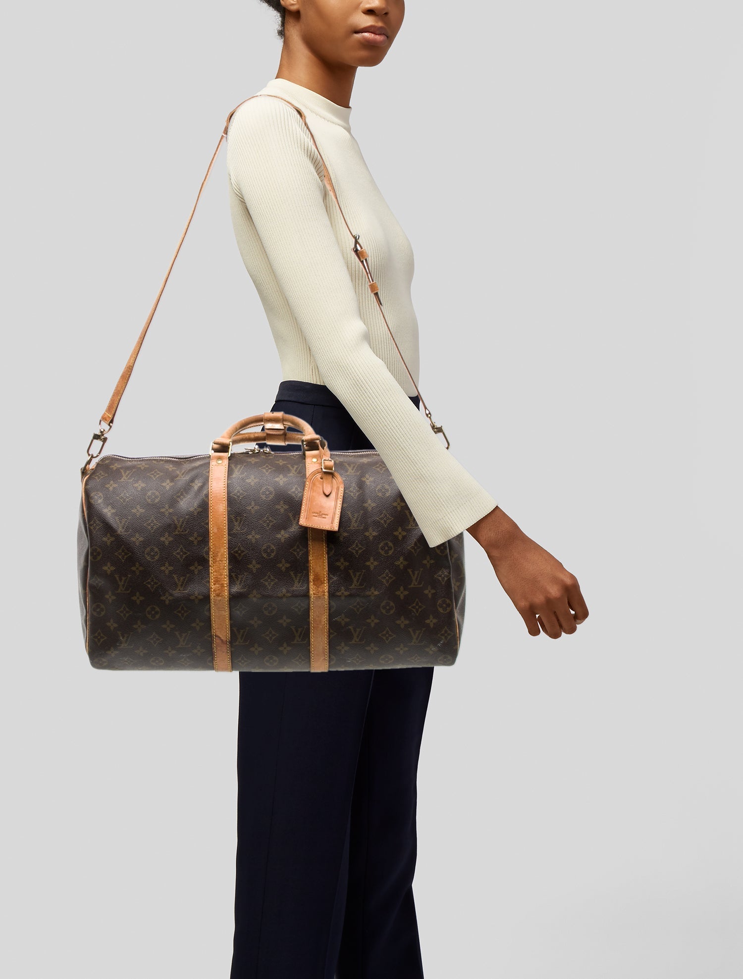 Louis Vuitton LV Monogram Keepall Bandouliere 50