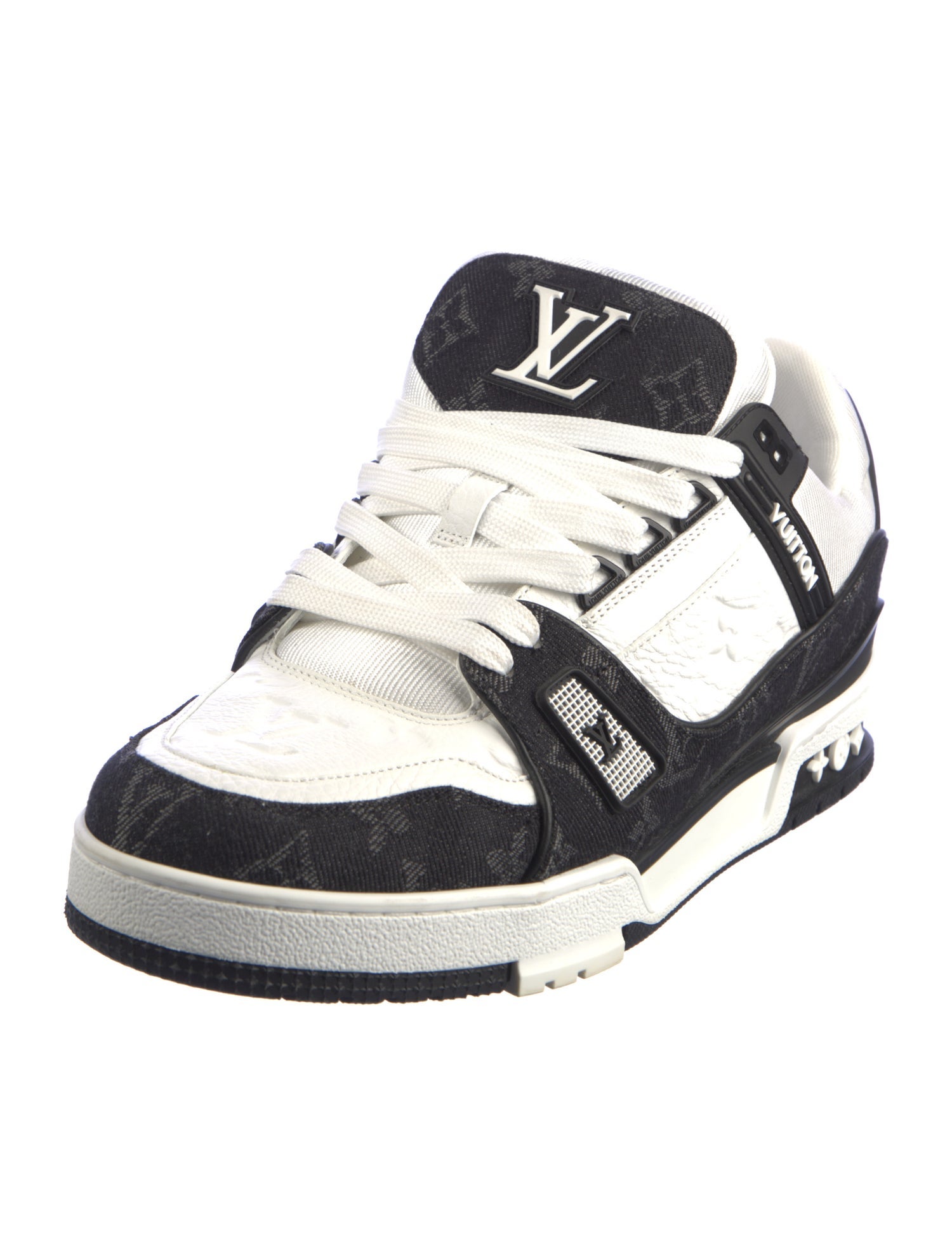 Louis Vuitton Monogram Pattern Leather Sneakers