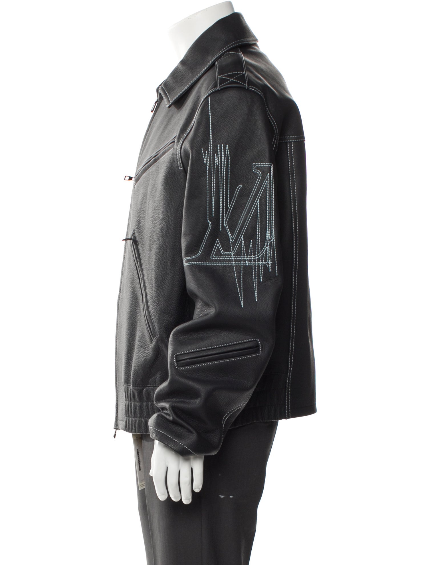 Louis Vuitton 2023 Leather Moto Jacket