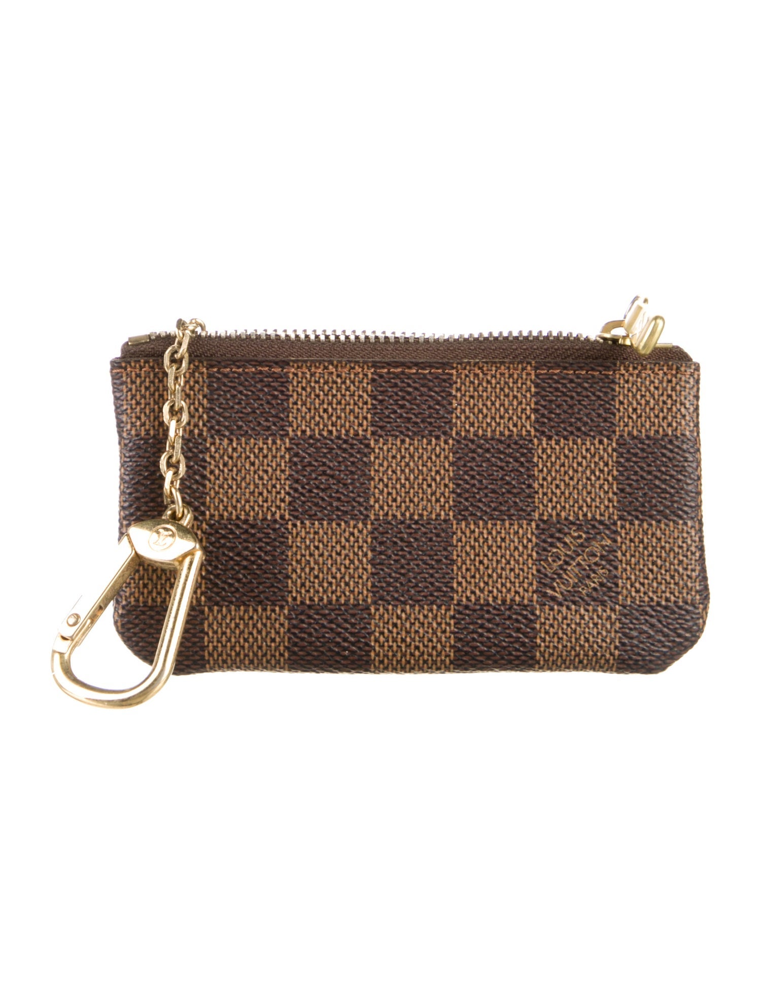 Louis Vuitton Damier Ebene Pattern Coated Canvas Multicles Rabat Key Pouch