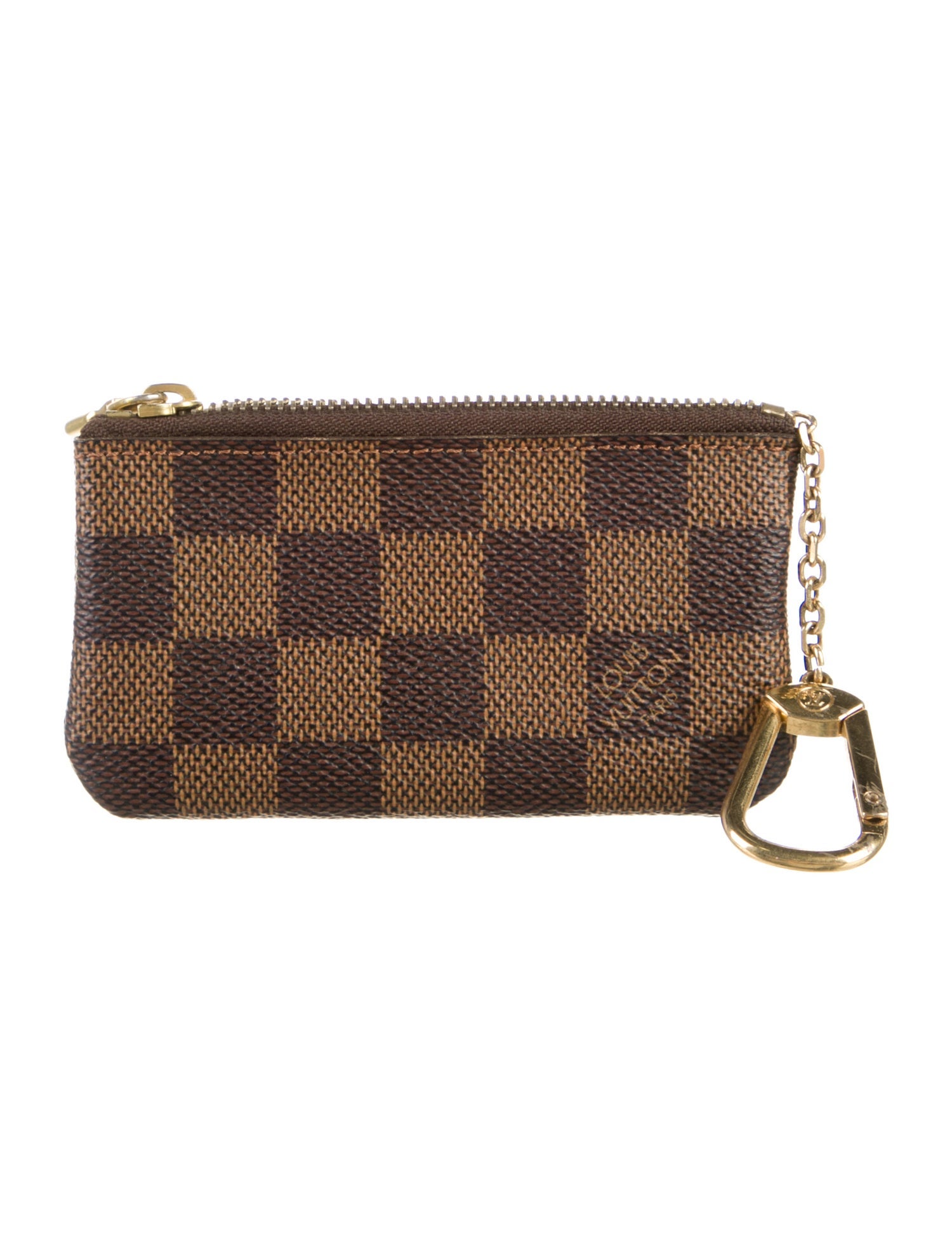 Louis Vuitton Damier Ebene Pattern Coated Canvas Multicles Rabat Key Pouch