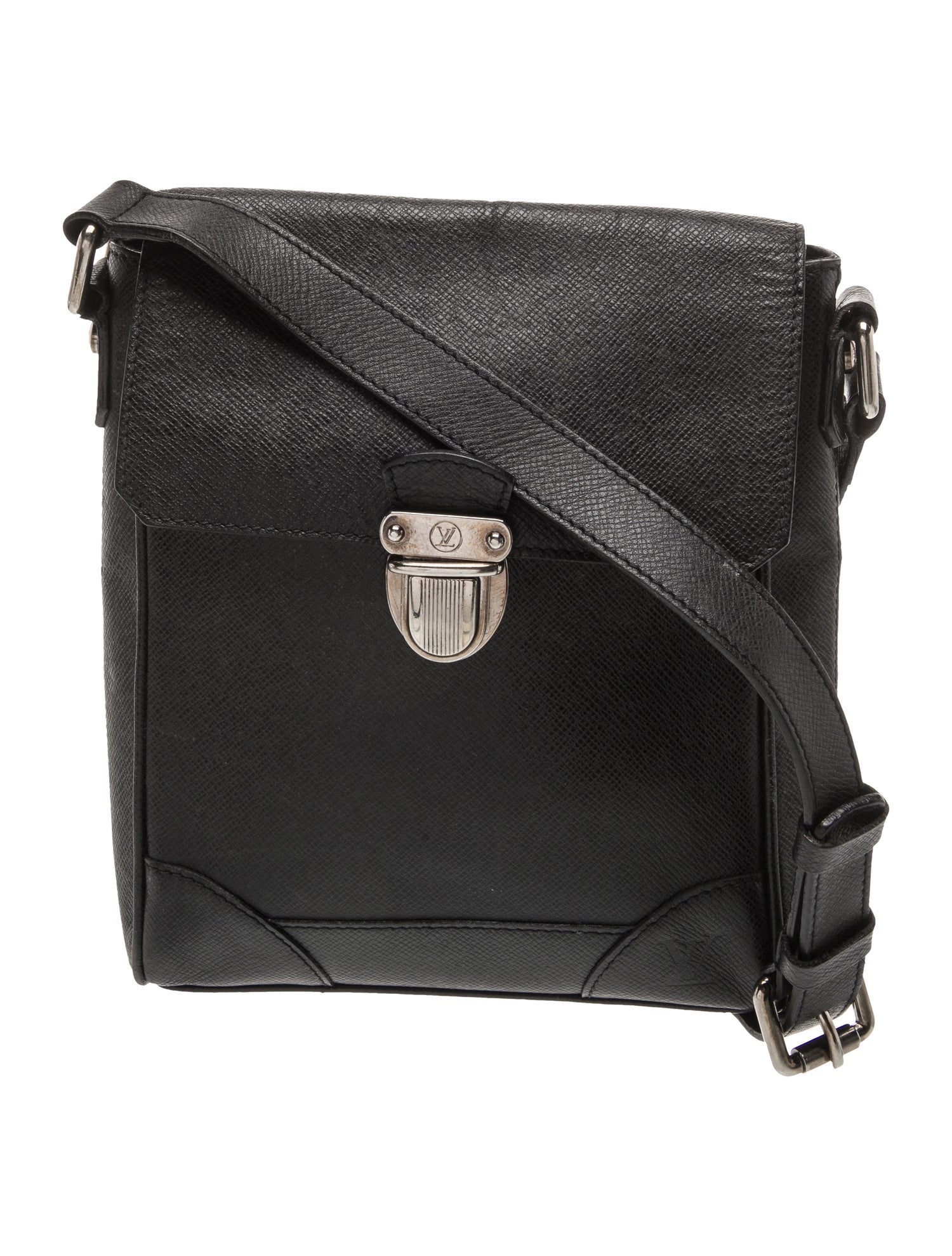 Louis Vuitton Leather Messenger Bag