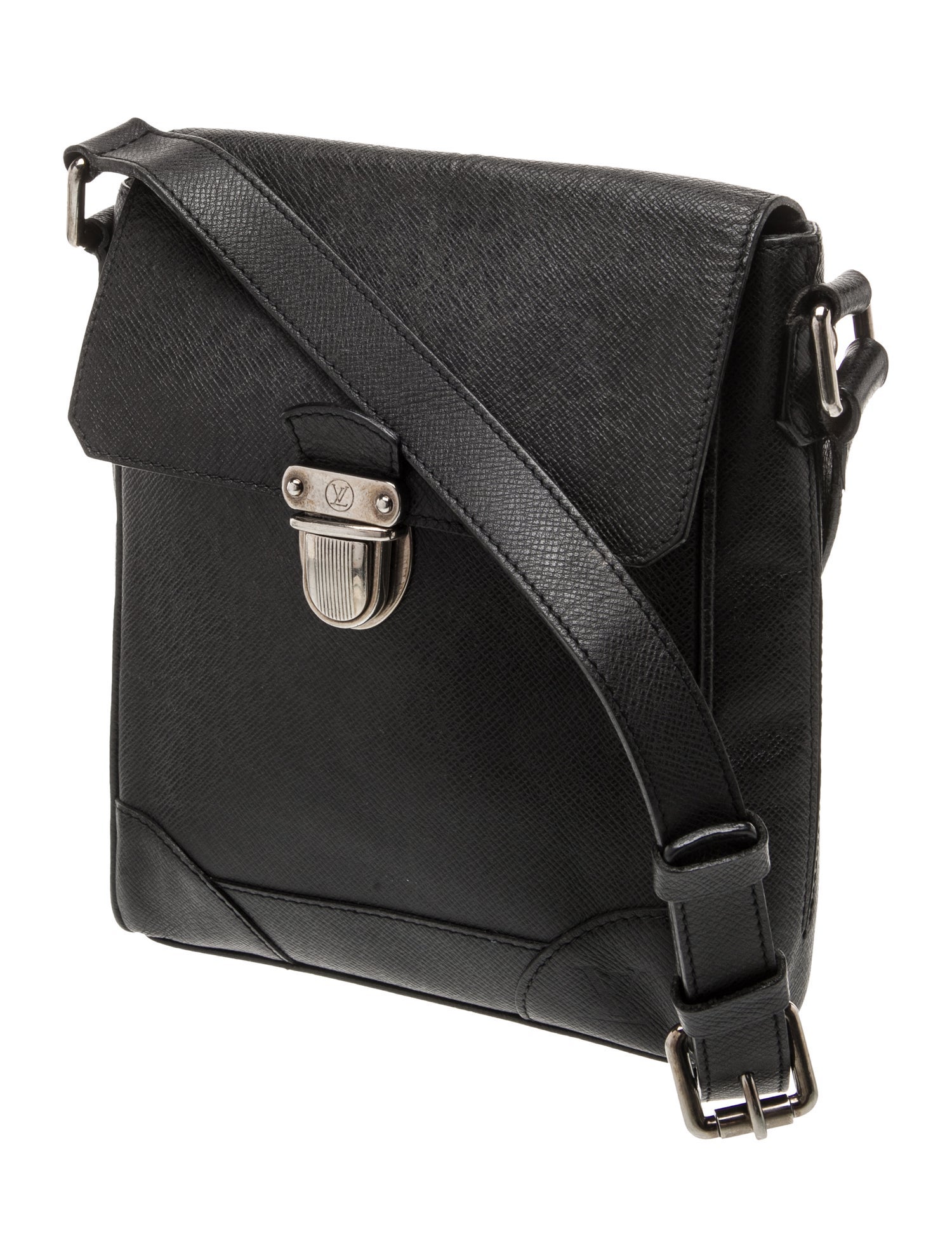 Louis Vuitton Leather Messenger Bag