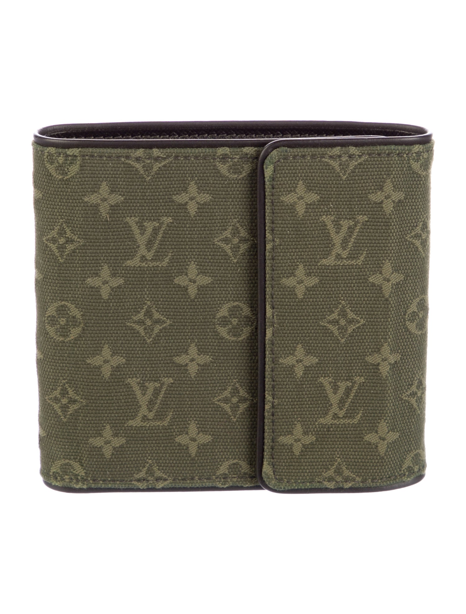 Louis Vuitton Monogram Mini Lin Pattern Canvas Compact Wallet