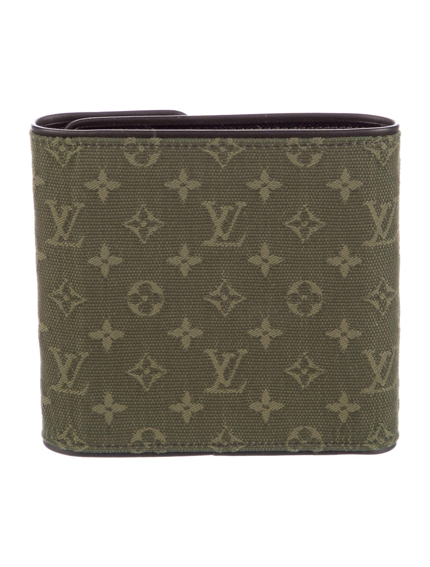 Louis Vuitton Monogram Mini Lin Pattern Canvas Compact Wallet