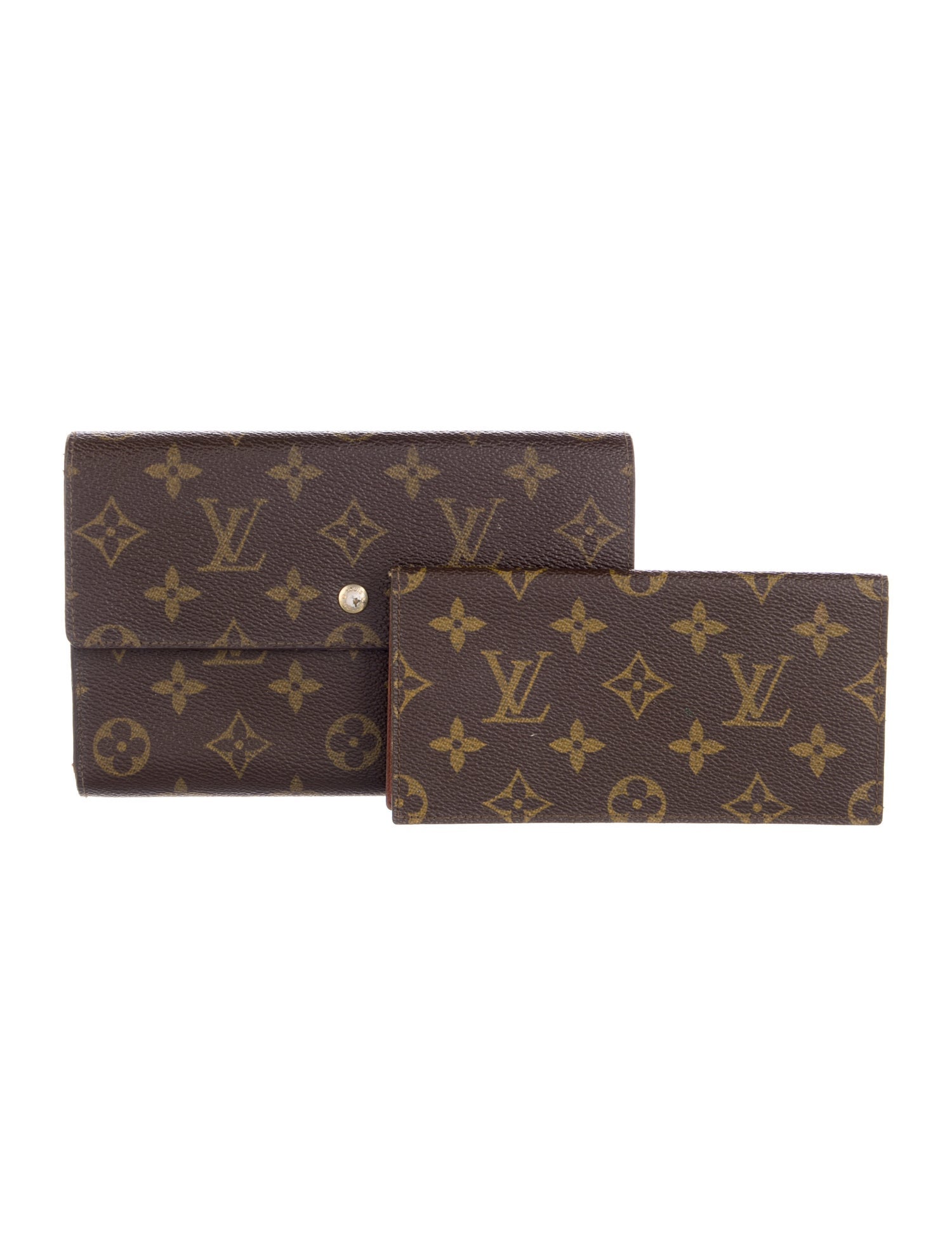 Louis Vuitton Monogram Pattern Coated Canvas Wallet