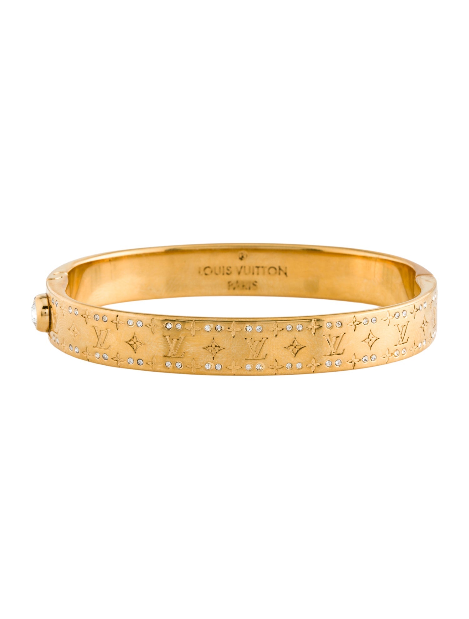 Louis Vuitton Strass Nanogram Cuff Bracelet