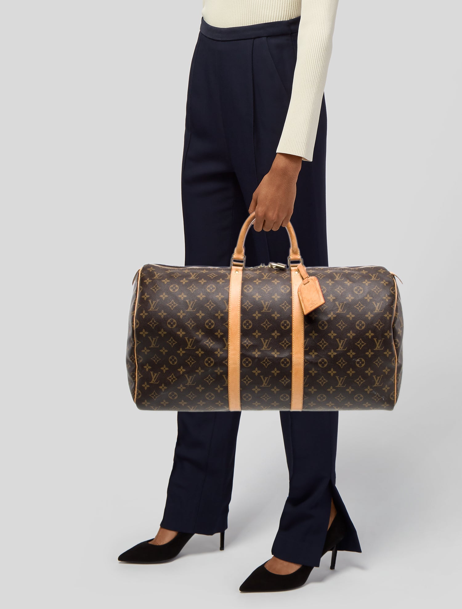 Louis Vuitton LV Monogram Keepall 55 Vintage