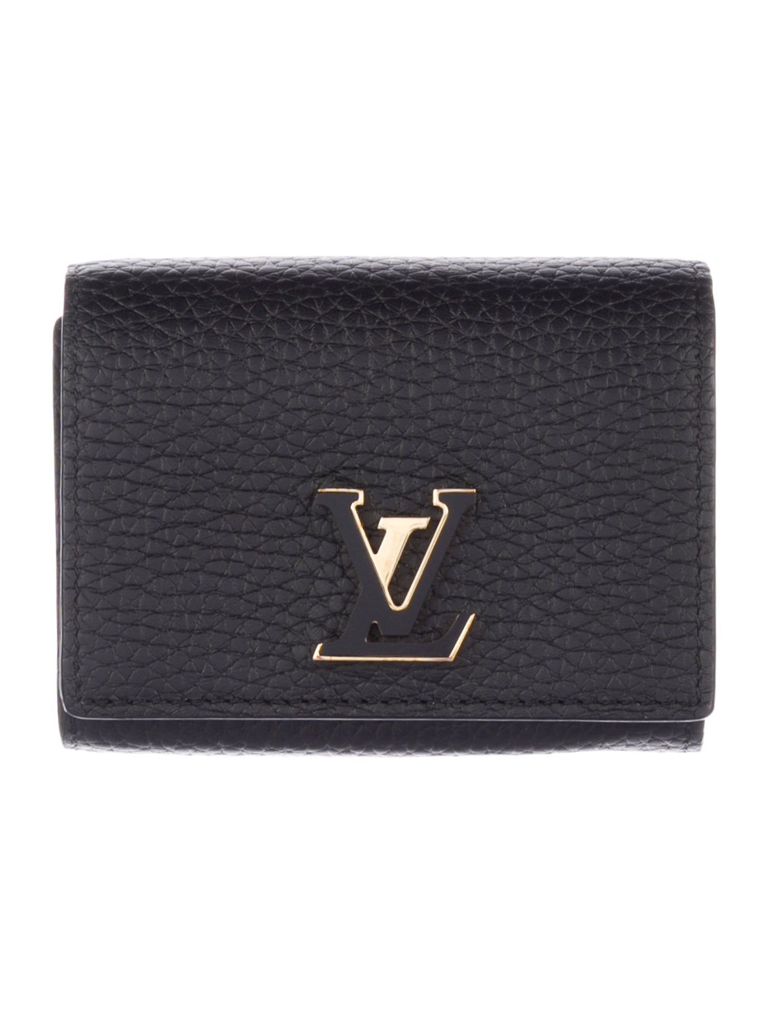 Louis Vuitton Taurillon Leather Capucines Compact Wallet