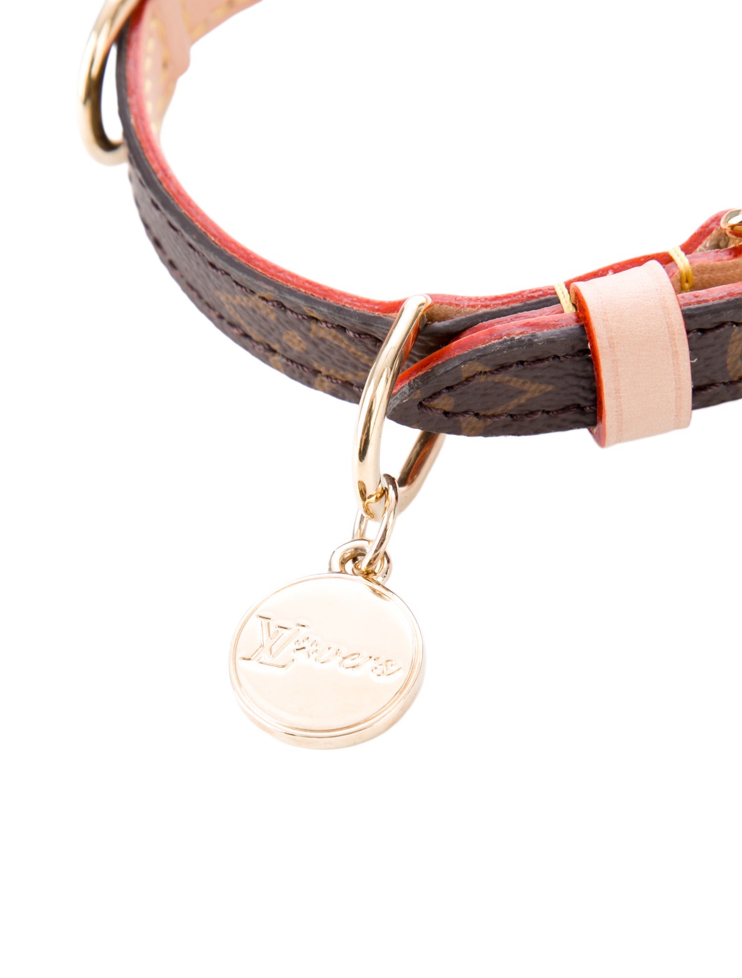 Louis Vuitton 2-Piece Dog Collar and Leash Set