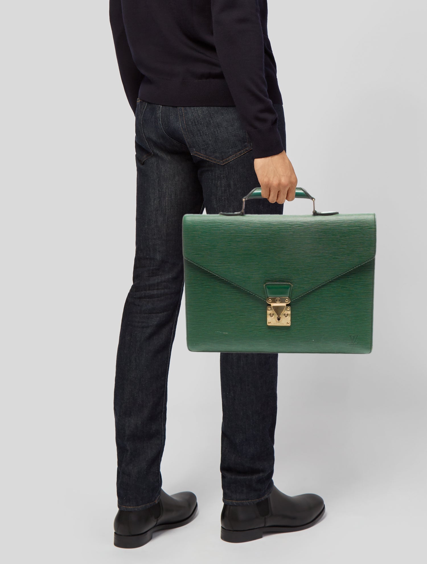 Louis Vuitton Epi Leather Serviette Vintage