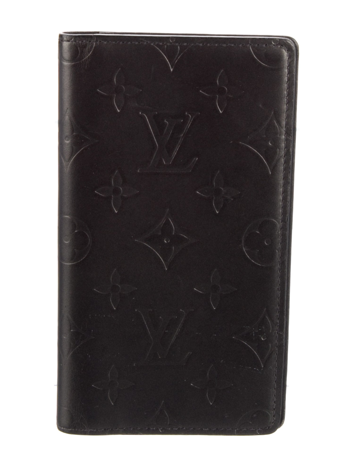 Louis Vuitton Monogram Pattern Mat Checkbook Holder