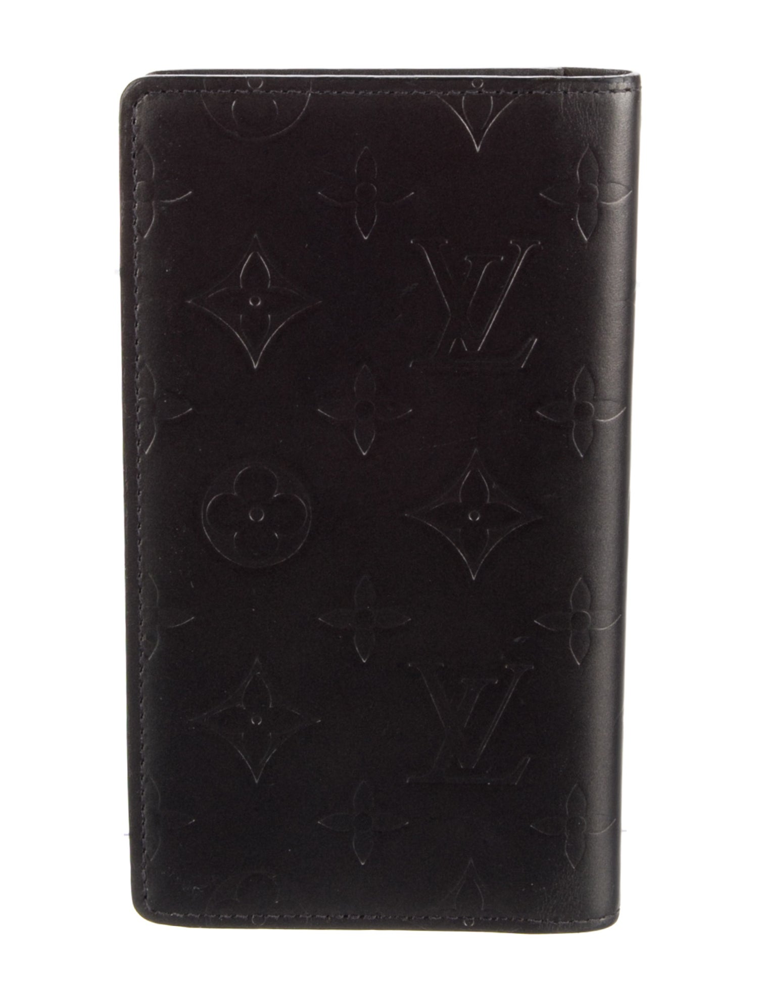 Louis Vuitton Monogram Pattern Mat Checkbook Holder