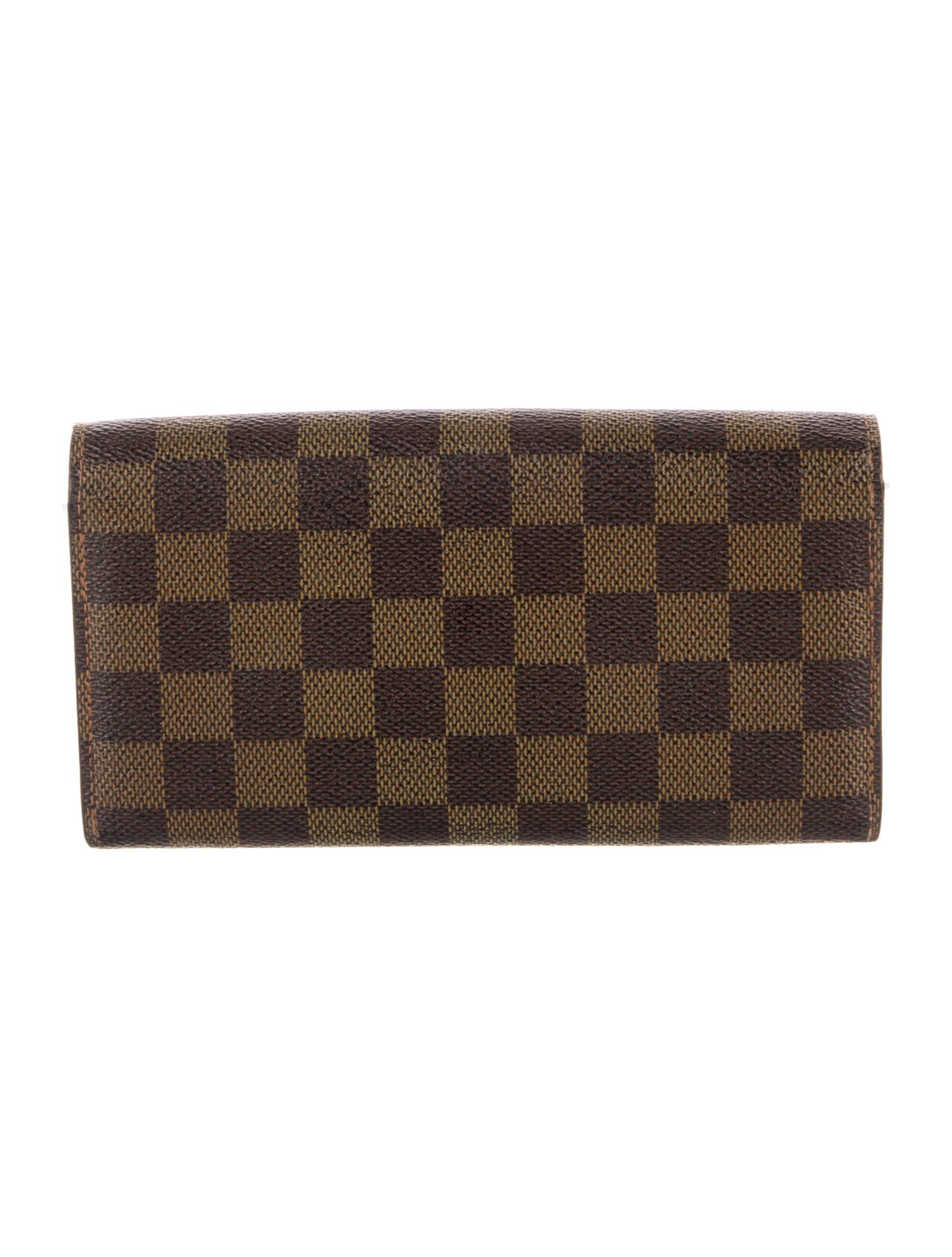 Louis Vuitton Damier Ebene Pattern Sarah Wallet