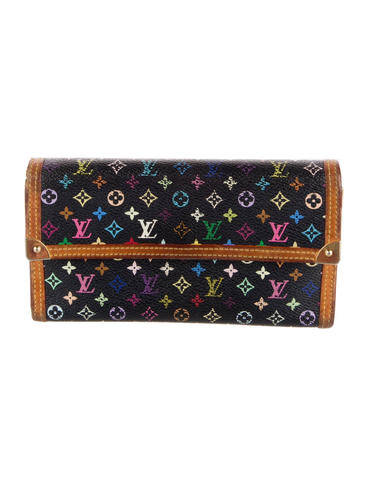 Louis Vuitton 2005 Multicolore Monogram Pattern Wallet