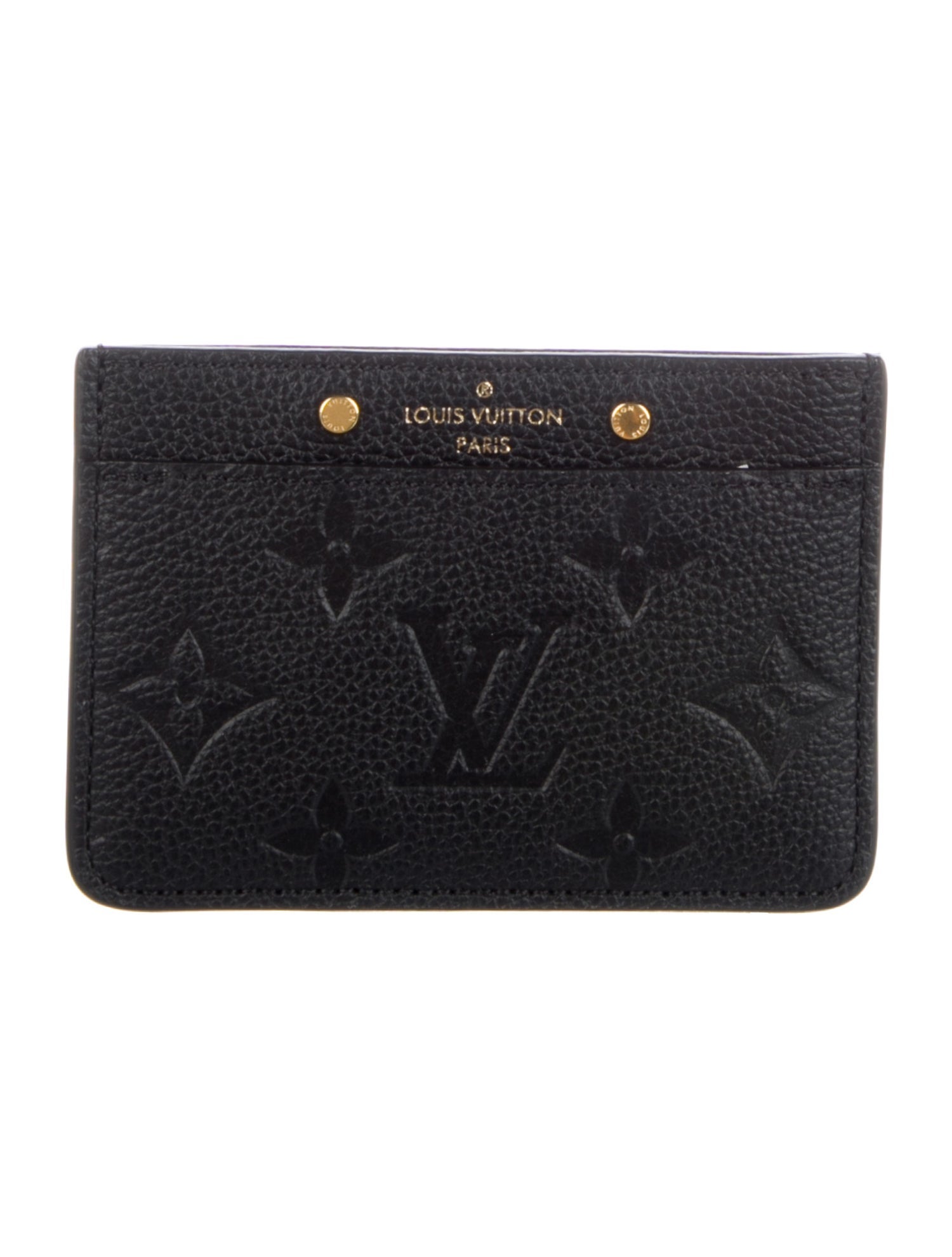 Louis Vuitton LV Monogram Empreinte Leather Card Case w/ Tags