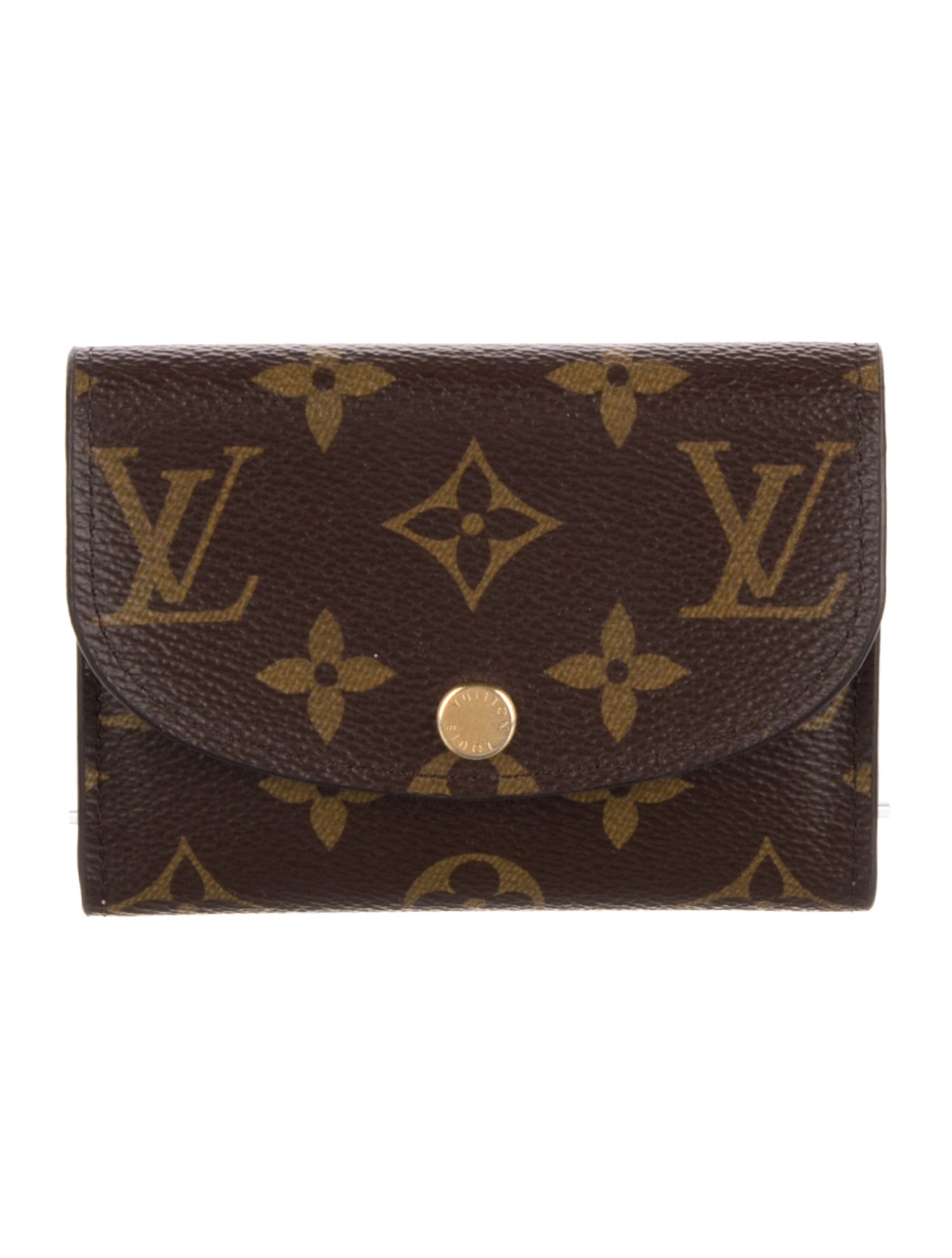 Louis Vuitton LV Monogram Coated Canvas Rosalie Coin Purse