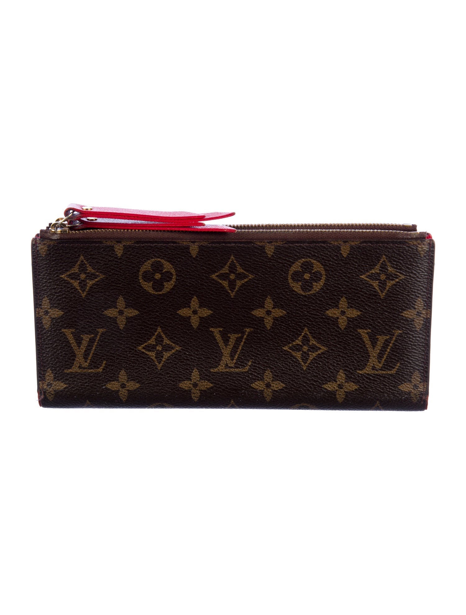 Louis Vuitton LV Monogram Coated Canvas Adèle Wallet