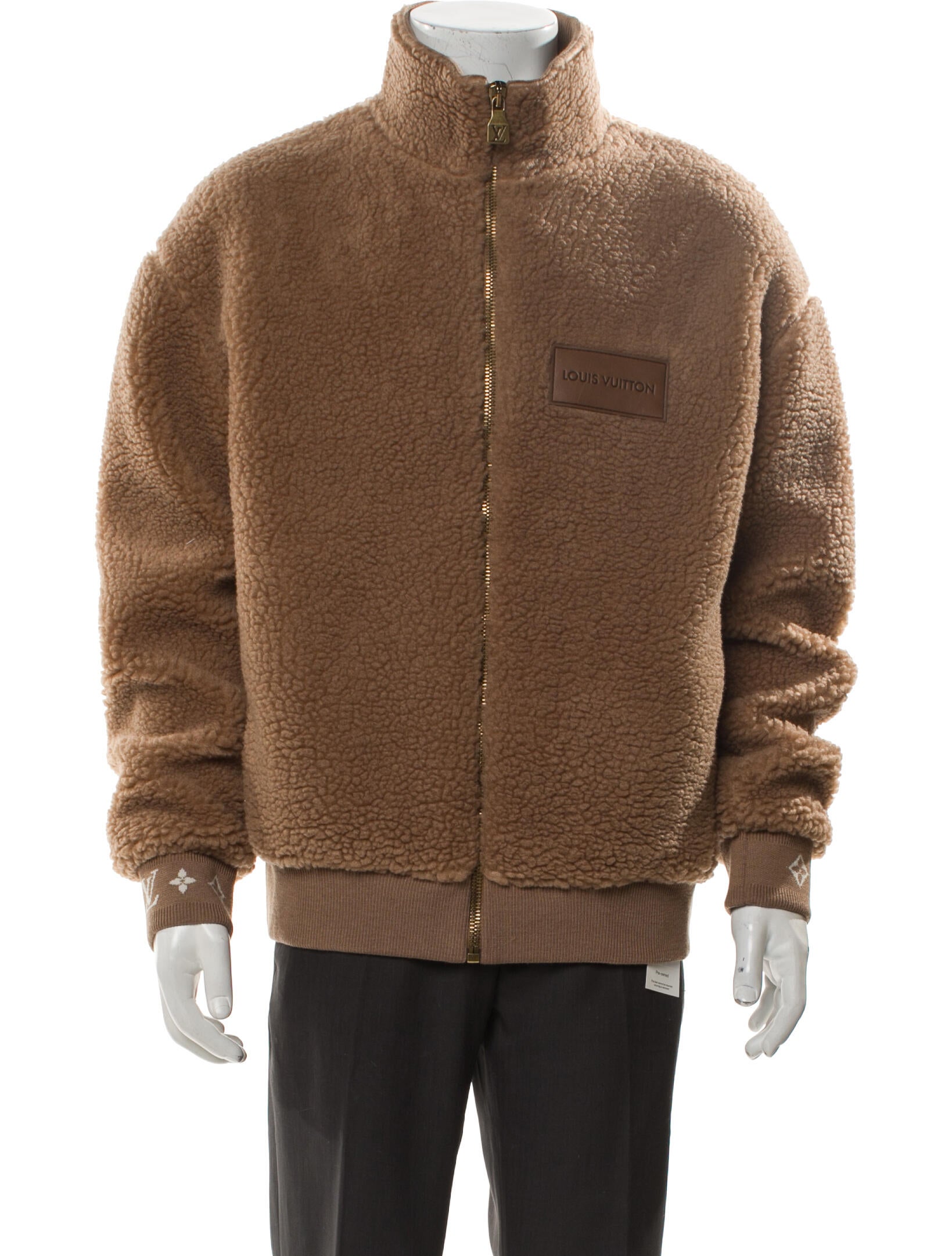 Louis Vuitton 2025 Teddy Fleece Bomber Jacket