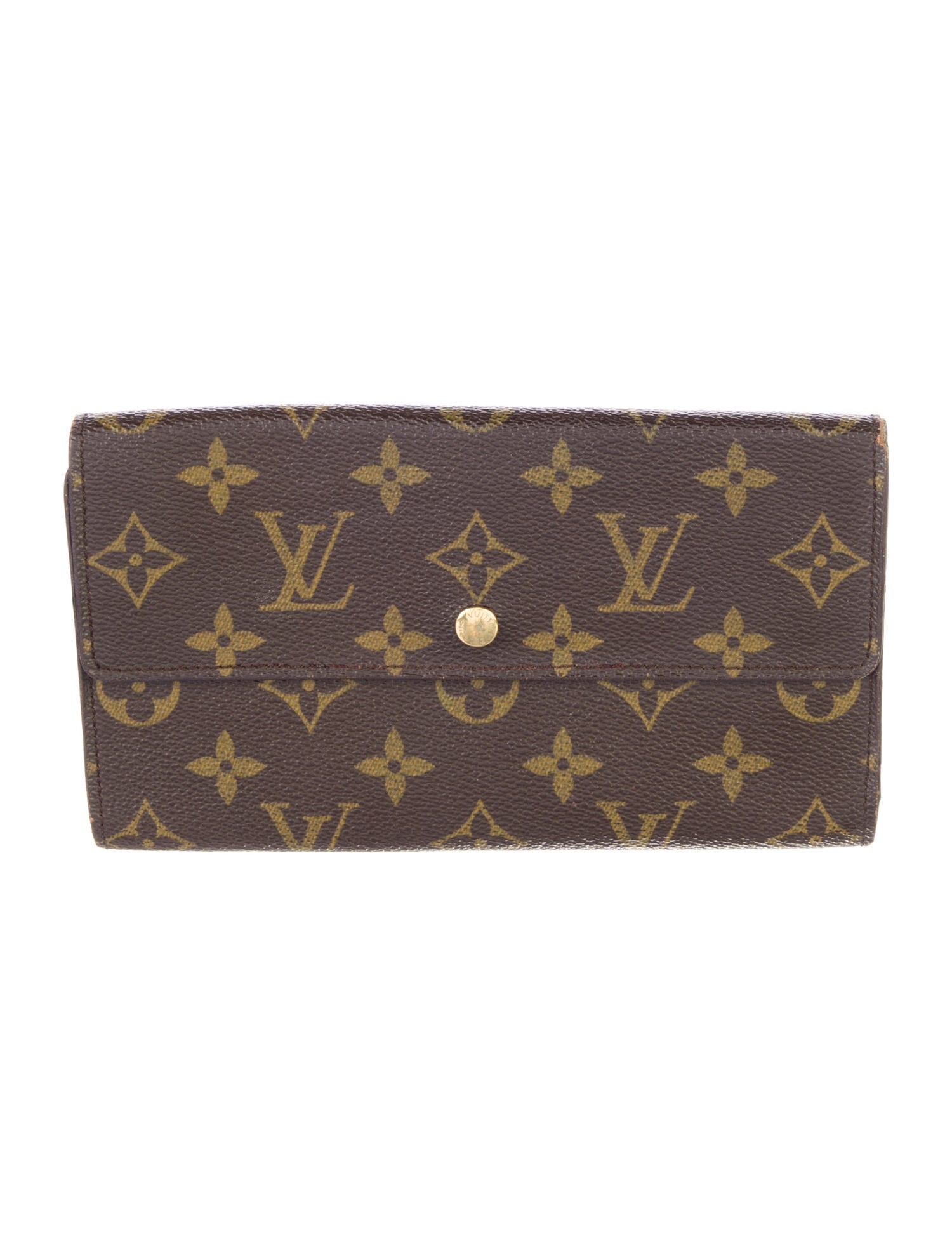 Louis Vuitton LV Monogram Coated Canvas Wallet